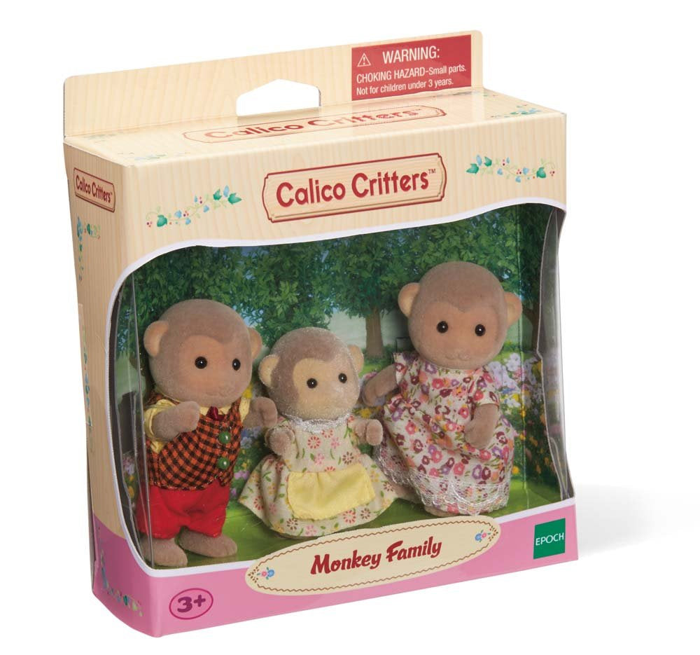 Calico Critters Mango Monkey Family Doll Set