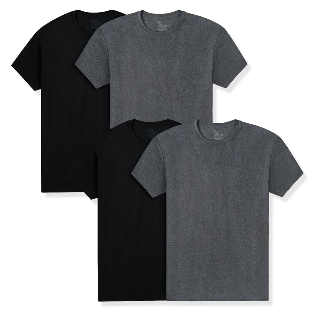 Fruit of The Loom Mens 4-Pack Tag-Free Cotton Undershirts