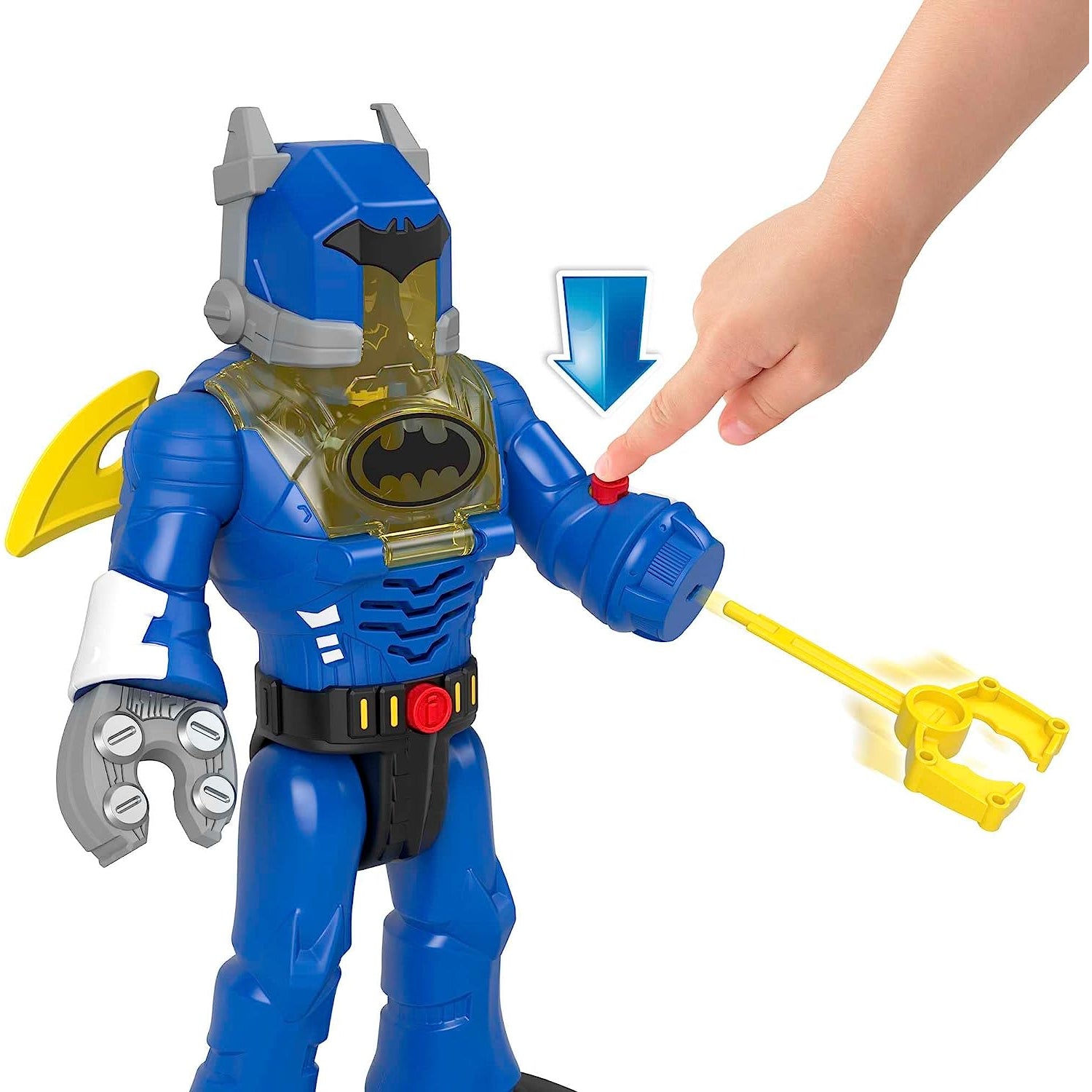 Fisher-Price Imaginext DC Super Friends, Batman Toys, 12-inch Robot Toy