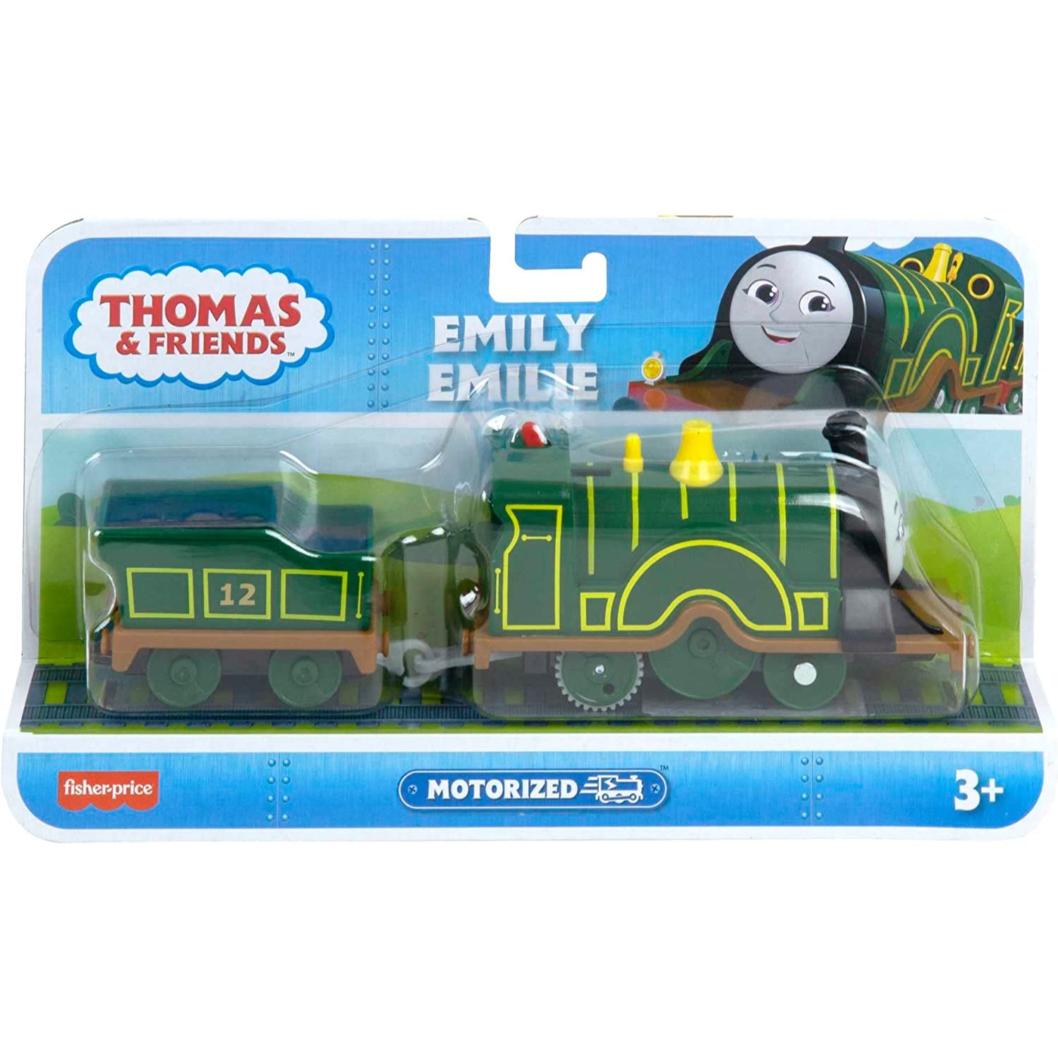 Thomas & Friends Emily Motorized Toy Train Battery-Powered Engine with Tender