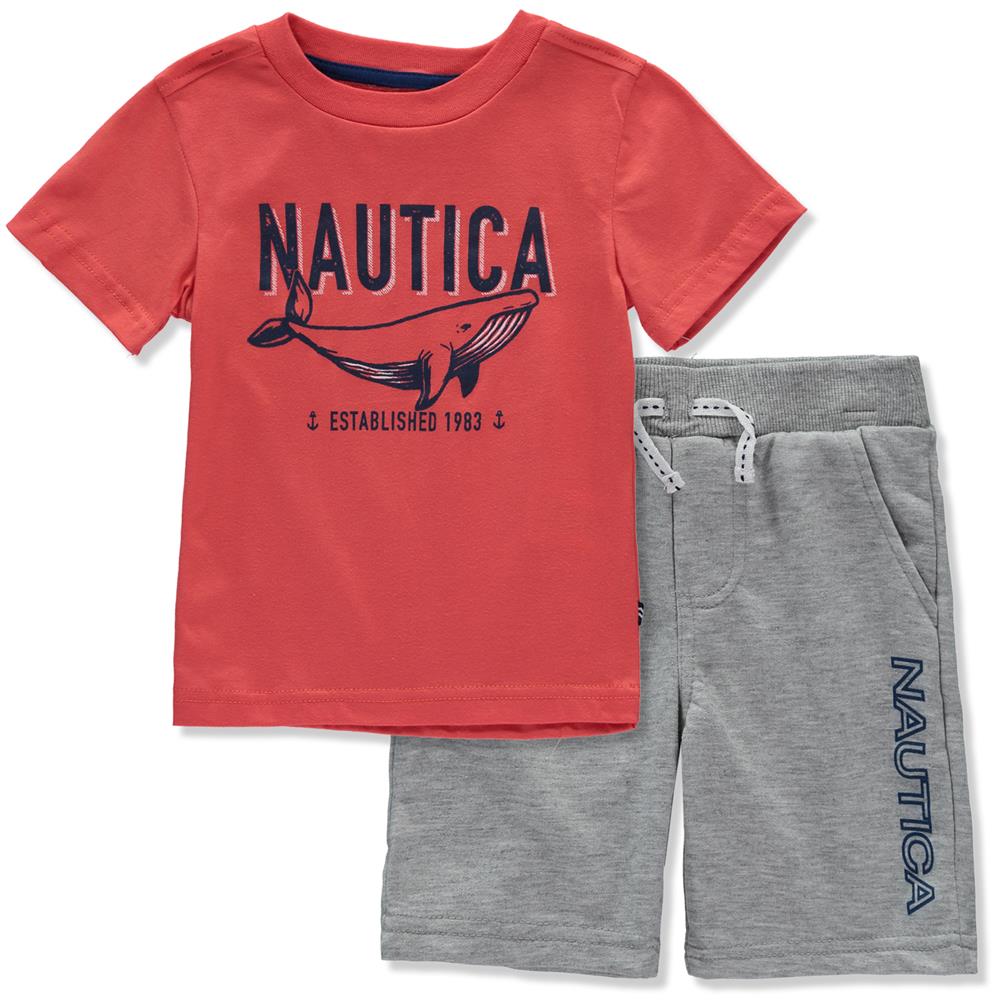 Nautica Boys 12-24 Months Whale Short Set