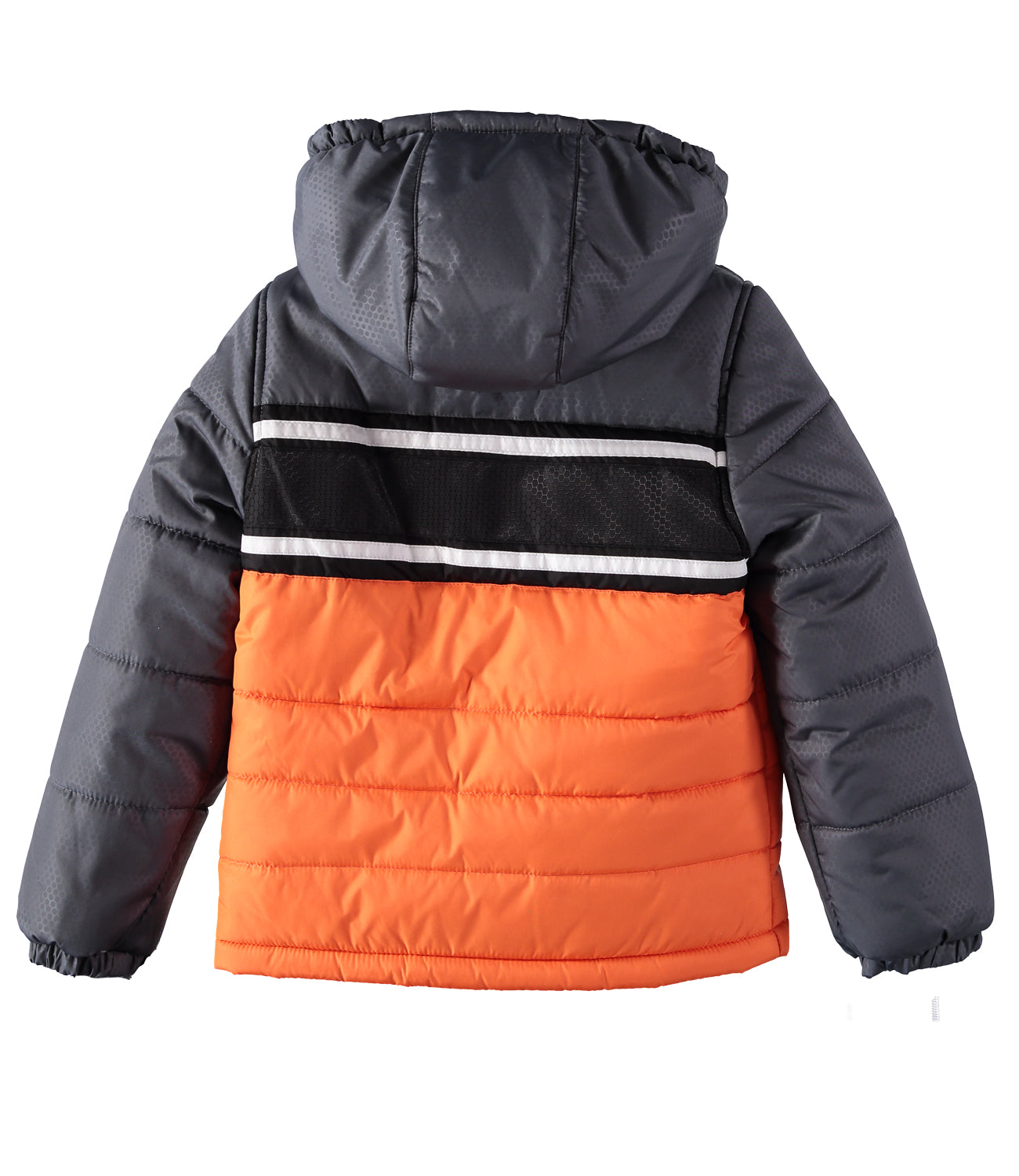 London Fog Boys 8-20 Weather Resistant Puffer Jacket with Hat