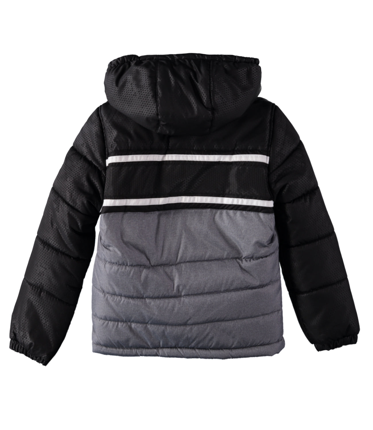 London Fog Boys 8-20 Weather Resistant Puffer Jacket with Hat