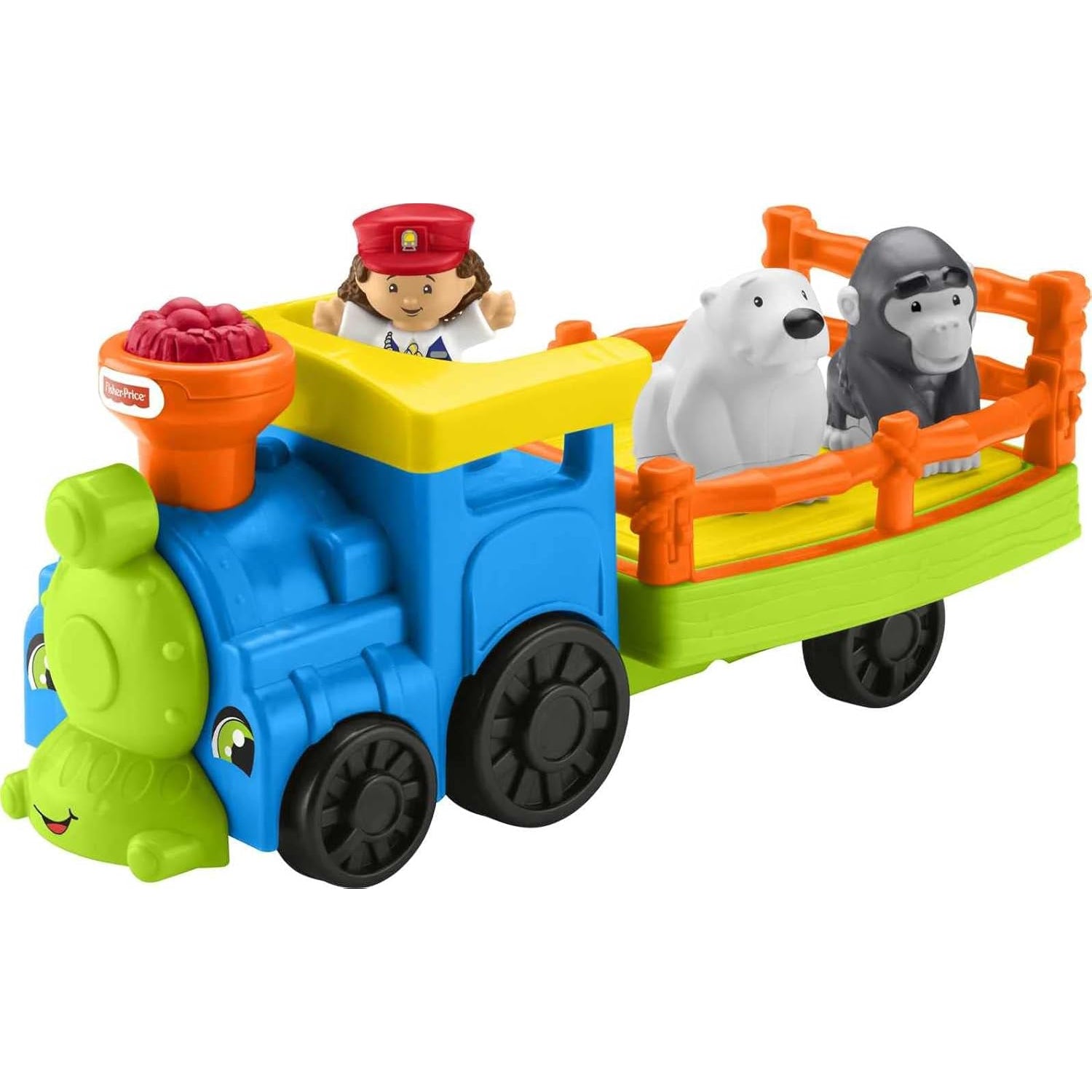 Fisher Price Little People Choo-Choo Zoo Train With Music And Sounds For Toddlers, 3 Figures