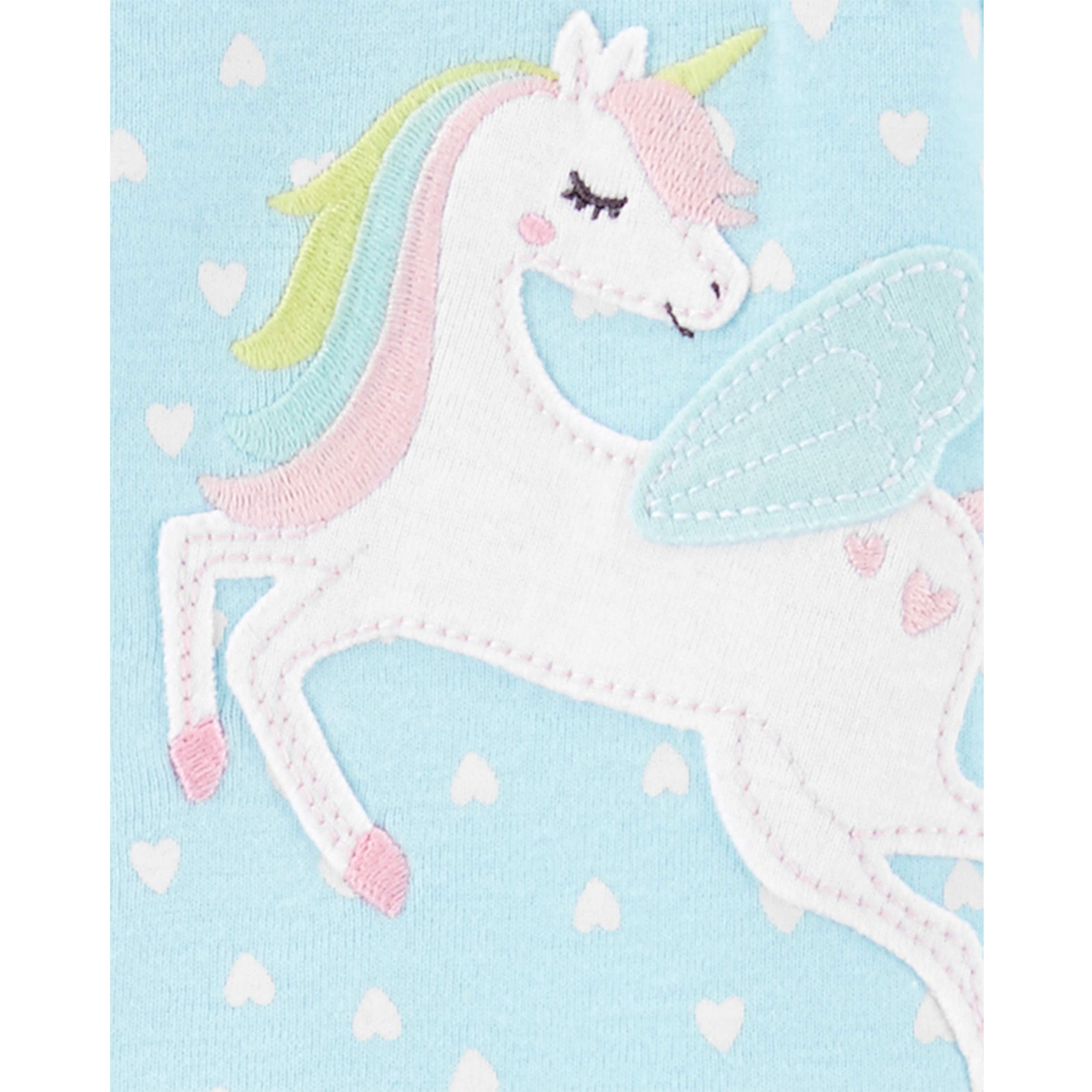 Carters Girls 12-24 Months Unicorn Cotton Sleeper