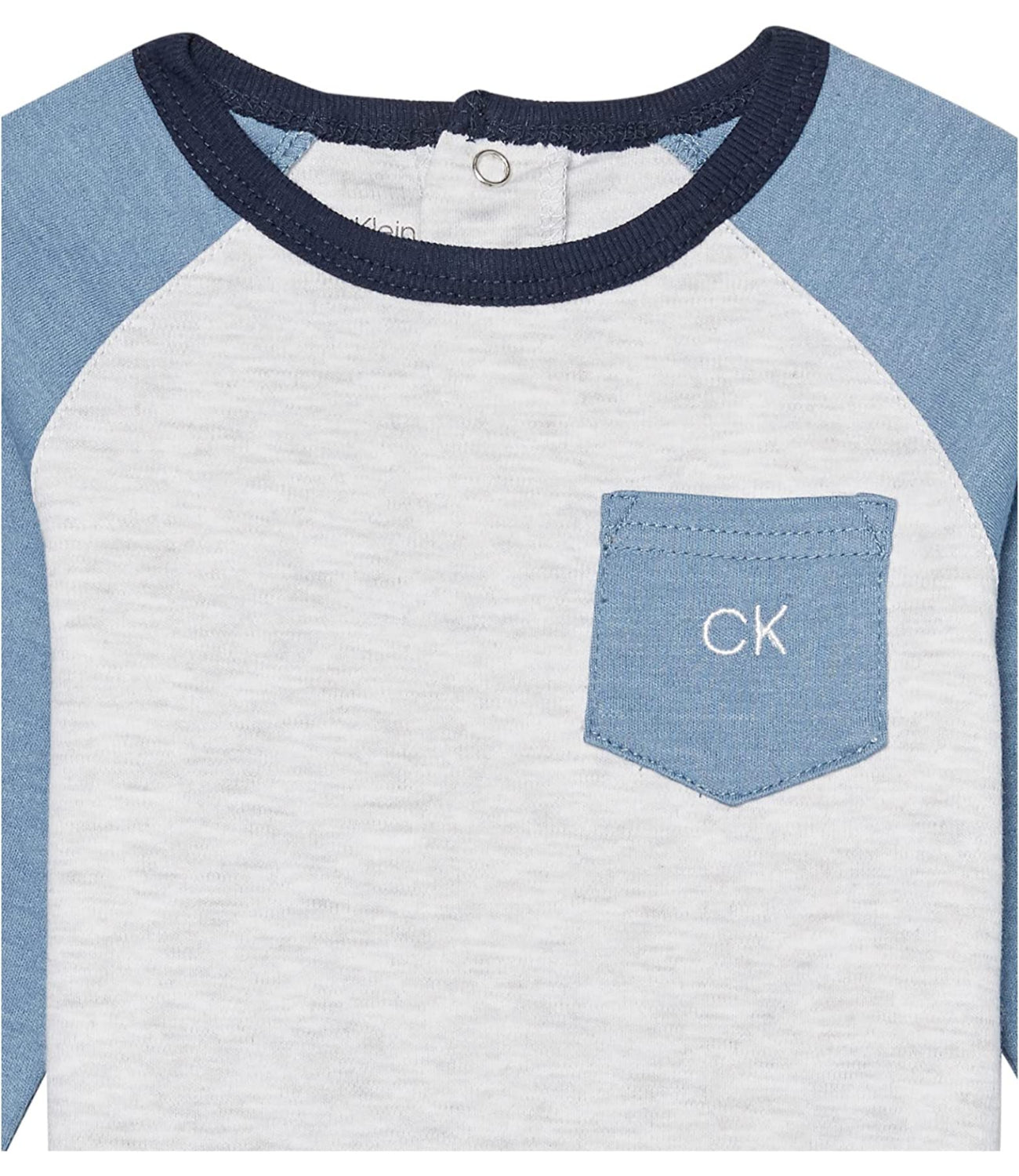 Calvin Klein Boys 0-9 Months Raglan Pant Set with Socks