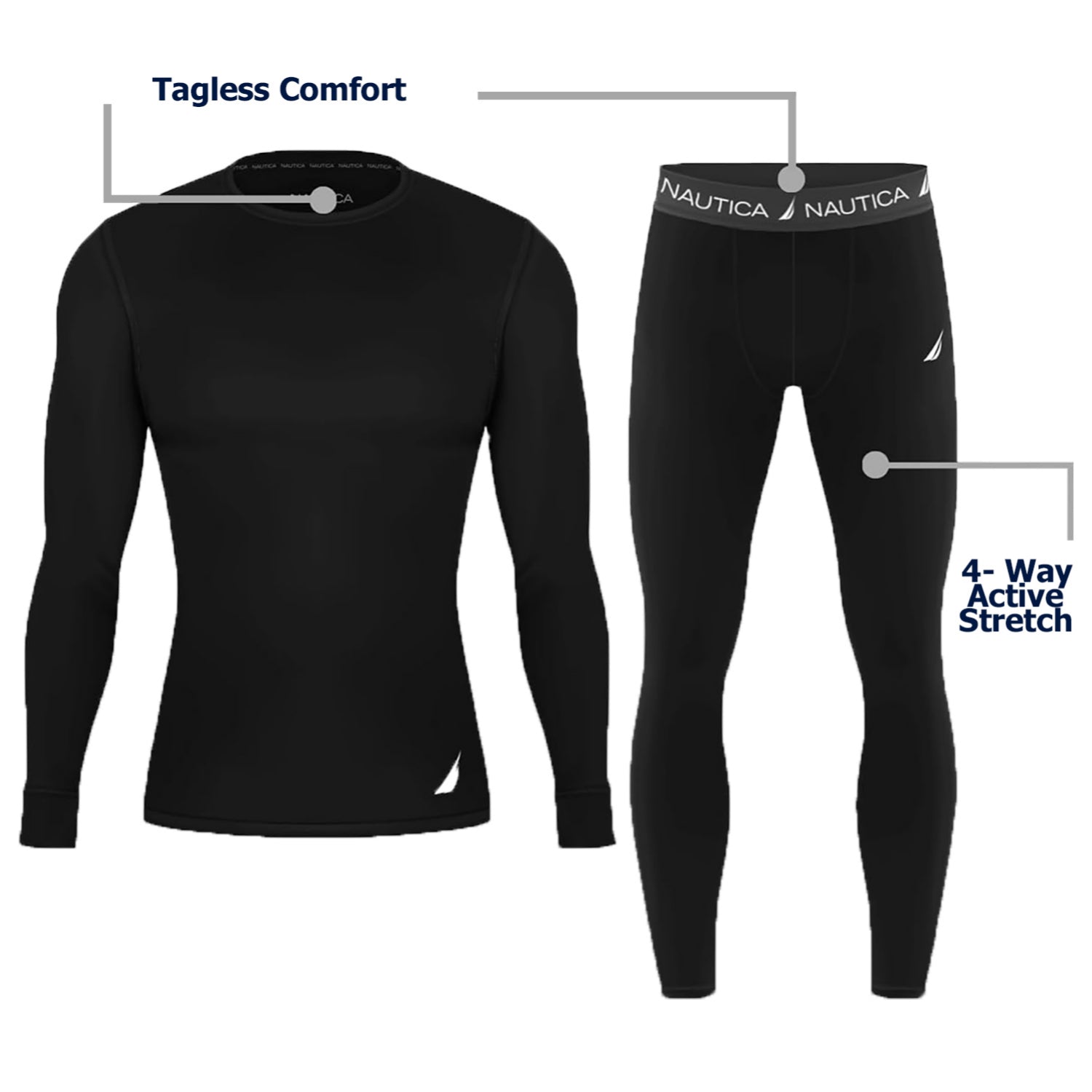 Nautica Mens Baselayer Set