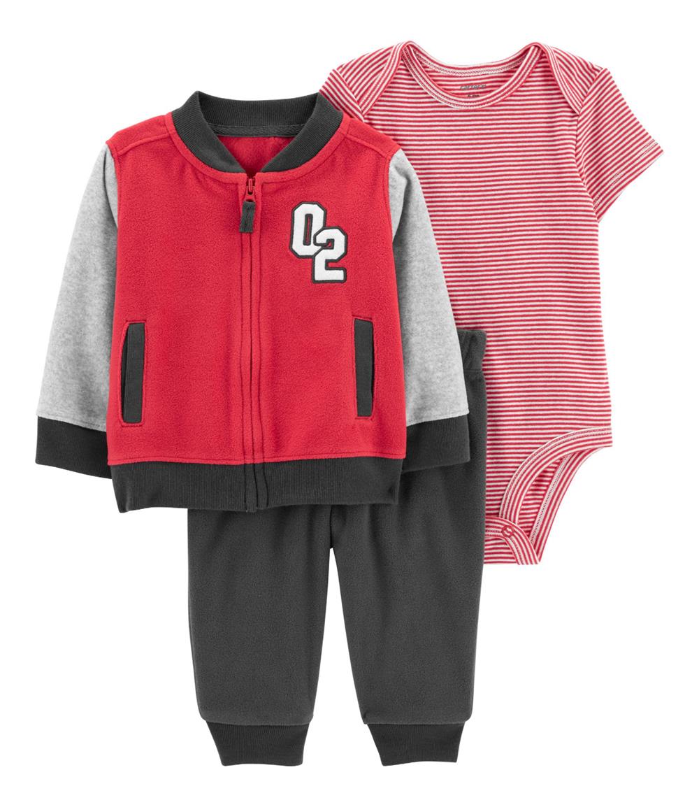 Carters Boys 0-24 Months 3-Piece Varsity Little Jacket Set