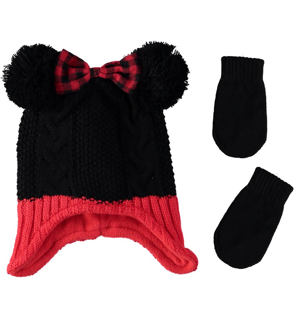 Disney Girls 12-24 Months Minnie Mouse Hat Mitten Set