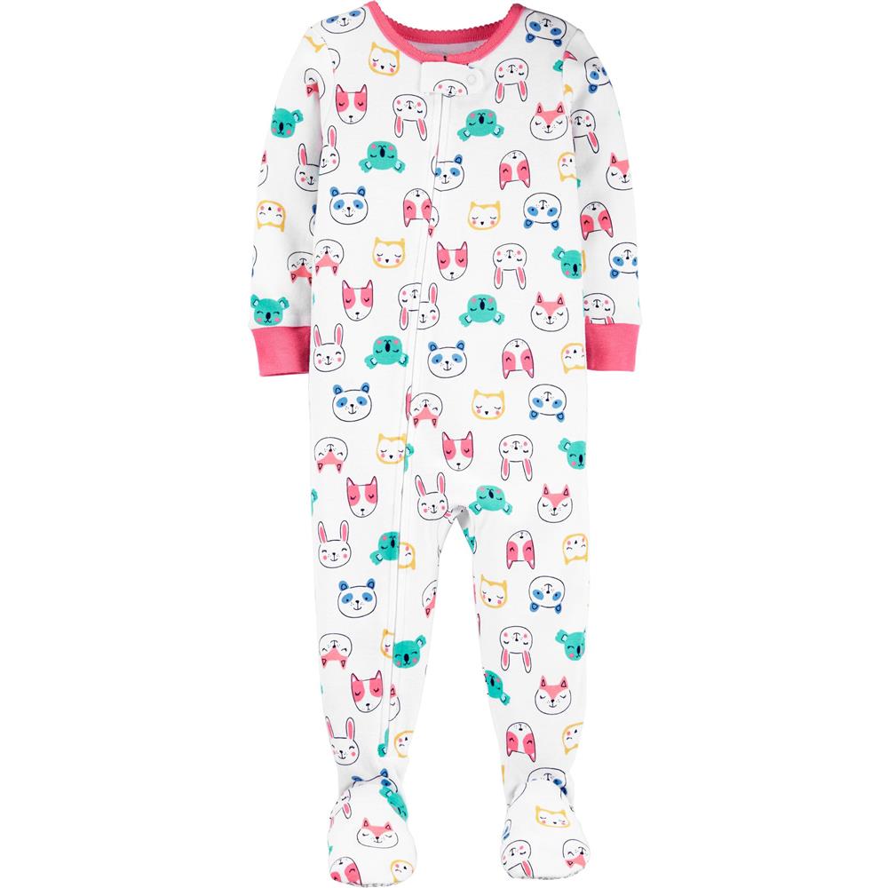 Carters Girls 12-24 Months Critter Cotton Sleeper