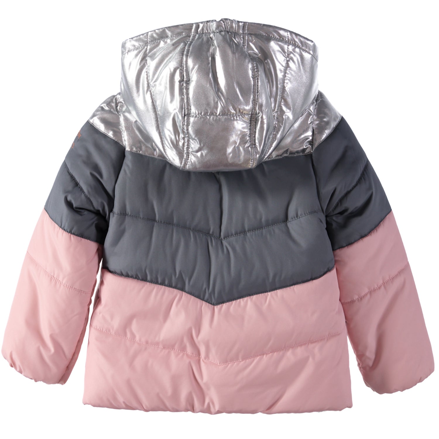 Osh Kosh Girls 2T-6X Colorblock Puffer Jacket