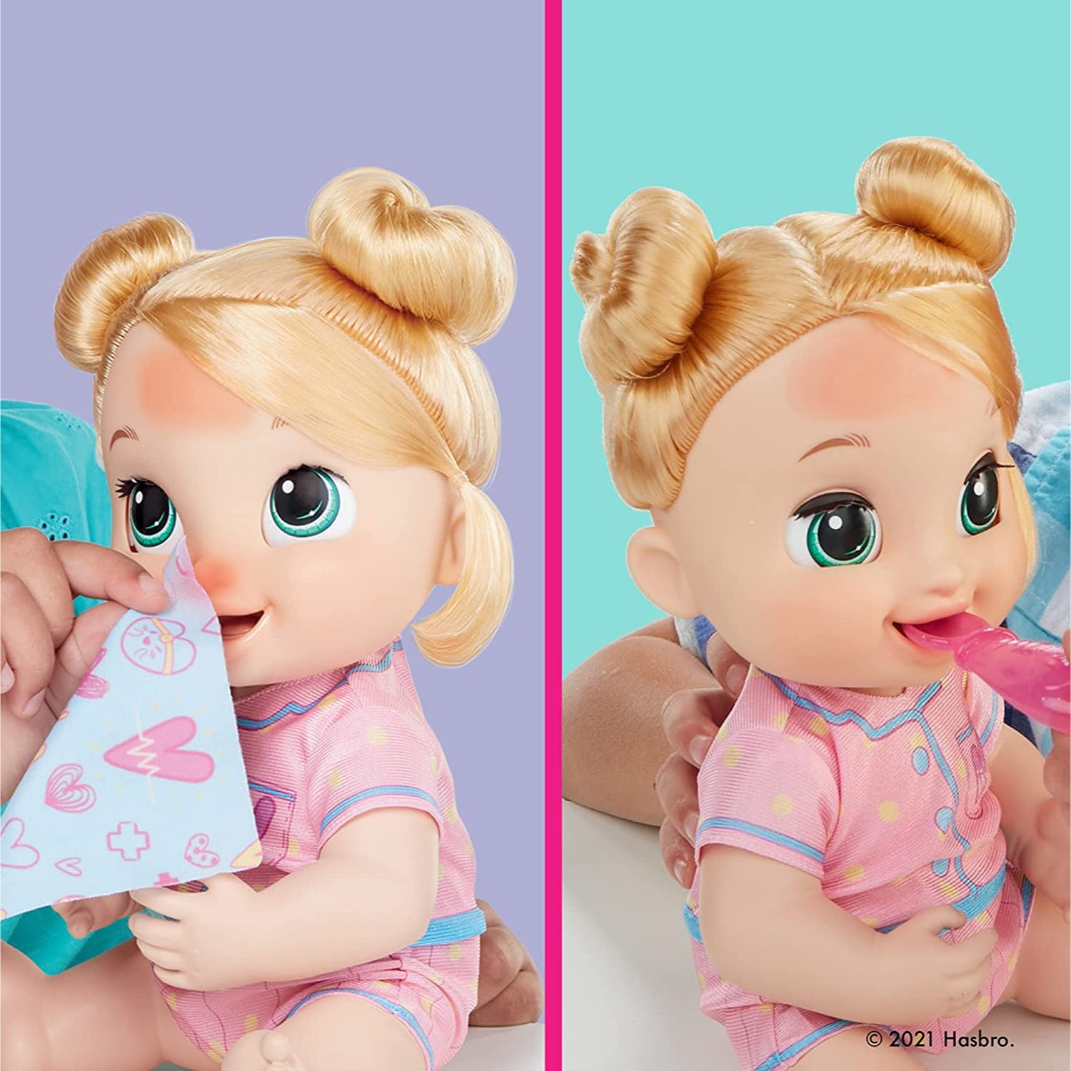 Baby Alive Lulu Achoo Doll, 12-Inch Interactive Doctor Play Toy with Lights, Sounds, Movements and T