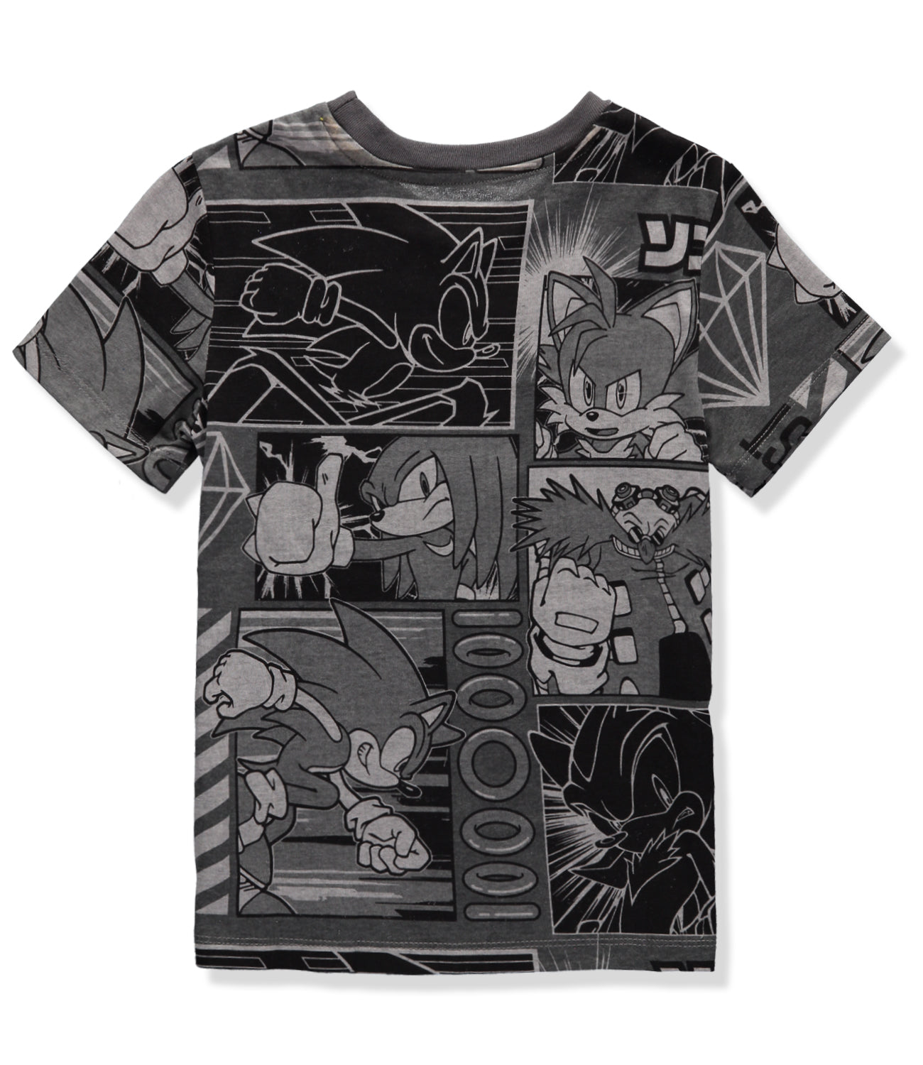 Sonic Boys 4-20 Short Sleeve All Over Print T-Shirt