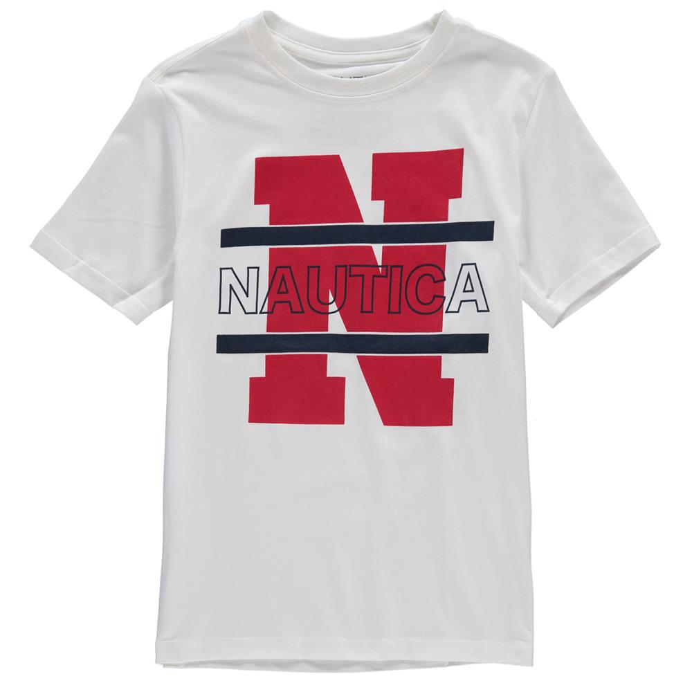 Nautica Boys 8-20 Short Sleeve N Stripe T-Shirt