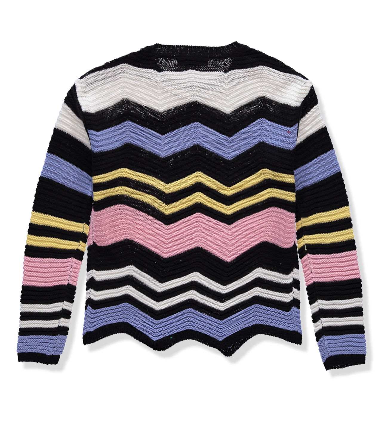 Jolie & Joy Girls 7-16 Chevron Scallop Hem Sweater