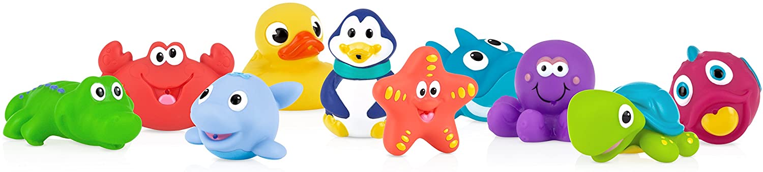 Nuby Little Squirts Bath Squirters - 10 pack