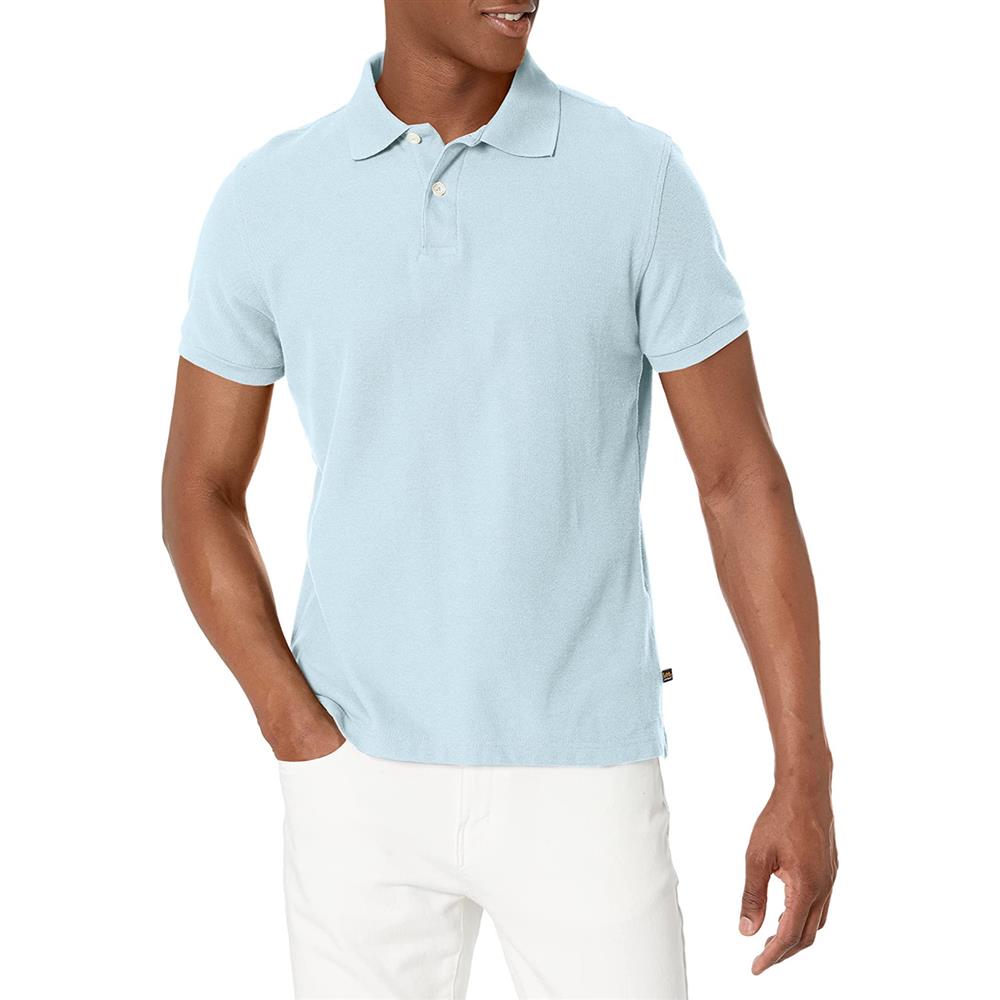 Lee Uniforms Mens Short-Sleeve Pique Polo