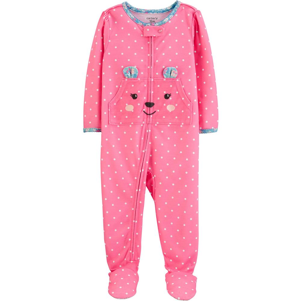 Carters Girls 2T-5T Bear Pocket Sleeper