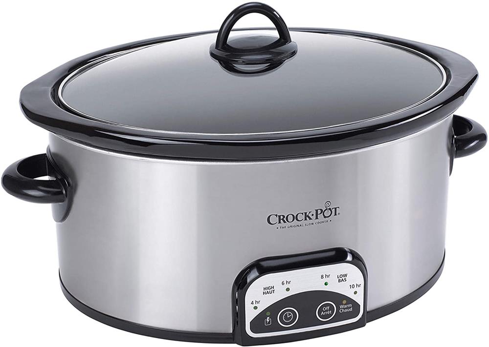 Crock-Pot 4-Quart Smart-Pot Programmable Slow Cooker, Silver