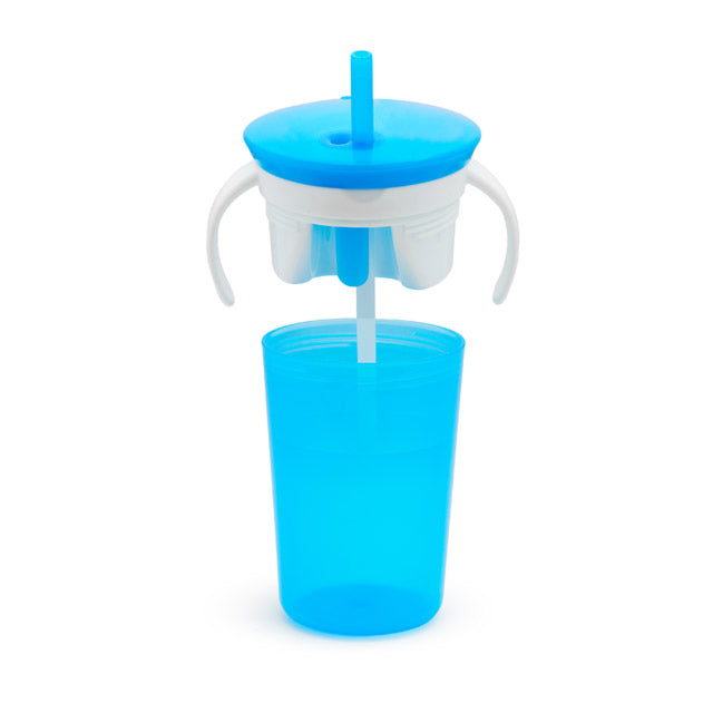 Munchkin SnackCatch & Sip 2-in-1 Snack Catcher & Spill-Proof Cup, Colors May Vary