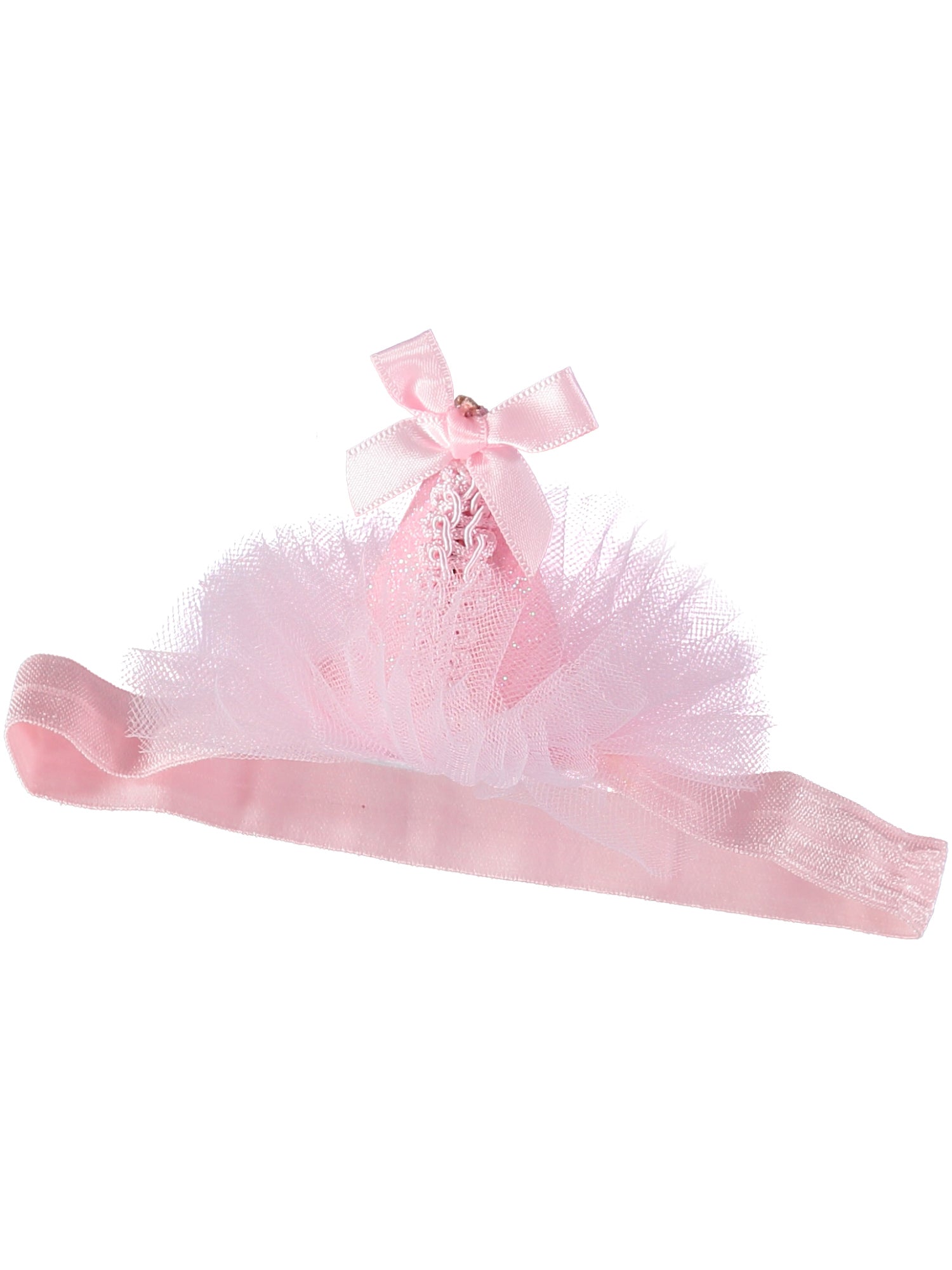 So Dorable Pearl Lace Crown Headband Tutu Skirt Set