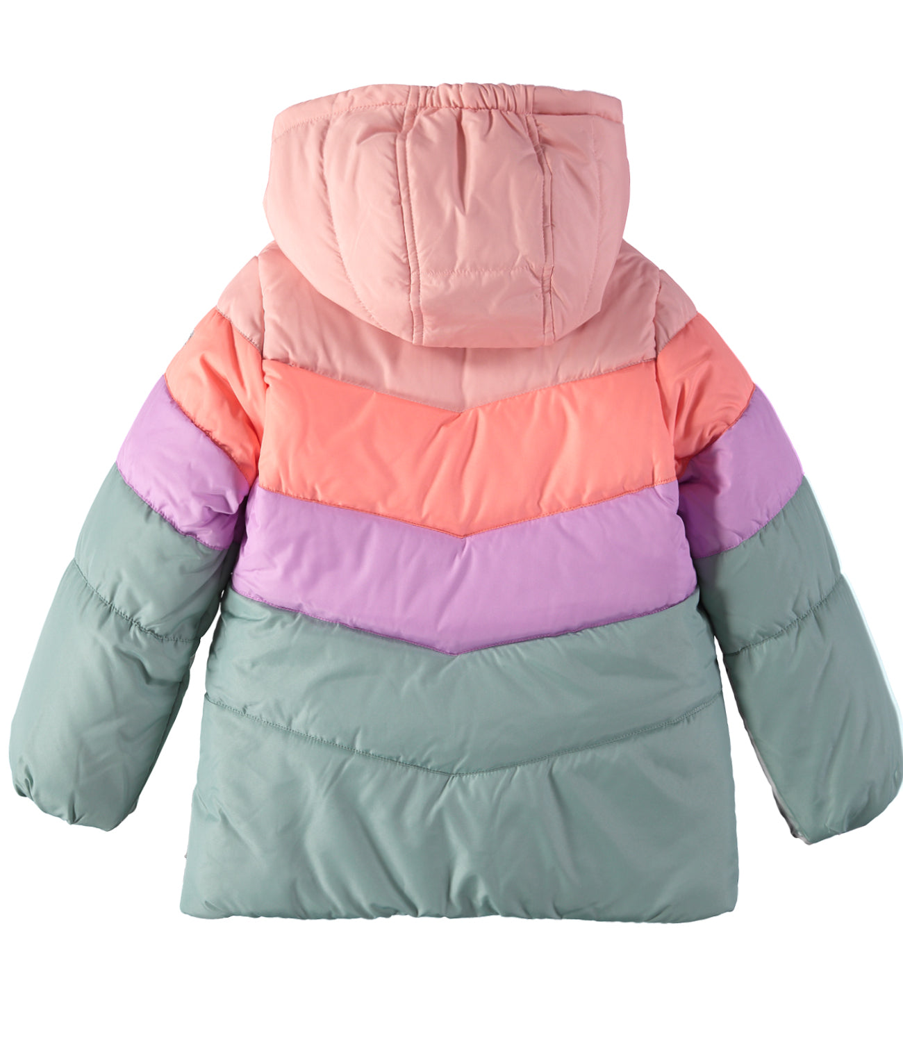 Osh Kosh Girls 12-24 Months Colorblock Puffer Jacket