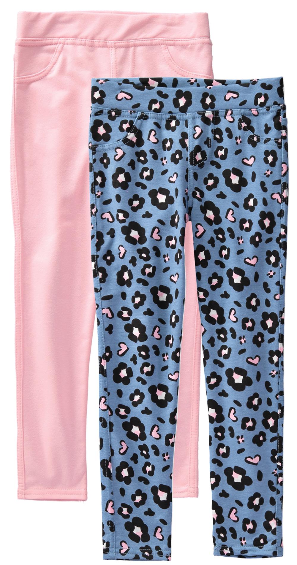 Colette Lilly Girls 4-6X Leopard 2-Pack Jegging