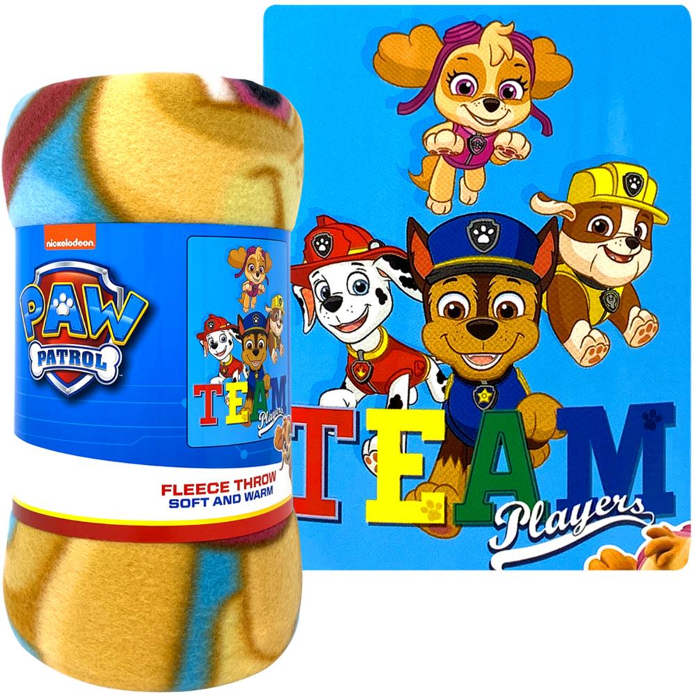 Nickelodeon Paw Patrol Team Players Fleece Throw, 45'' x 60''