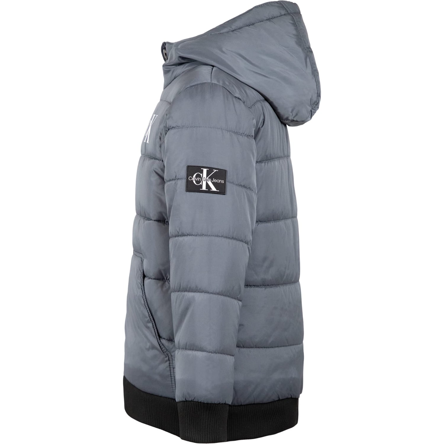 Calvin Klein Boys 4-7 Heavy Weight Ribbed Waist Puffer Jacket