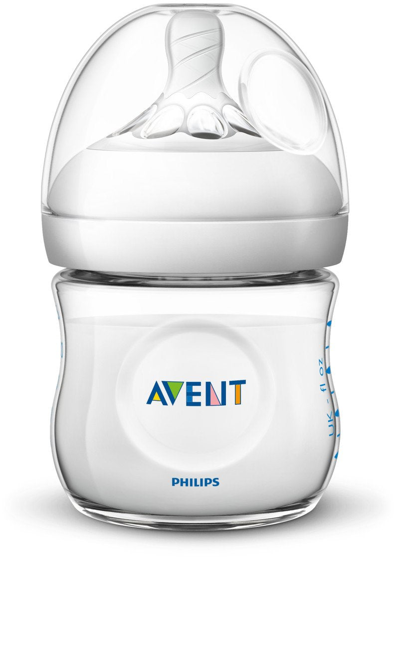 Philips Avent Natural Baby Bottle - Clear, 4 oz