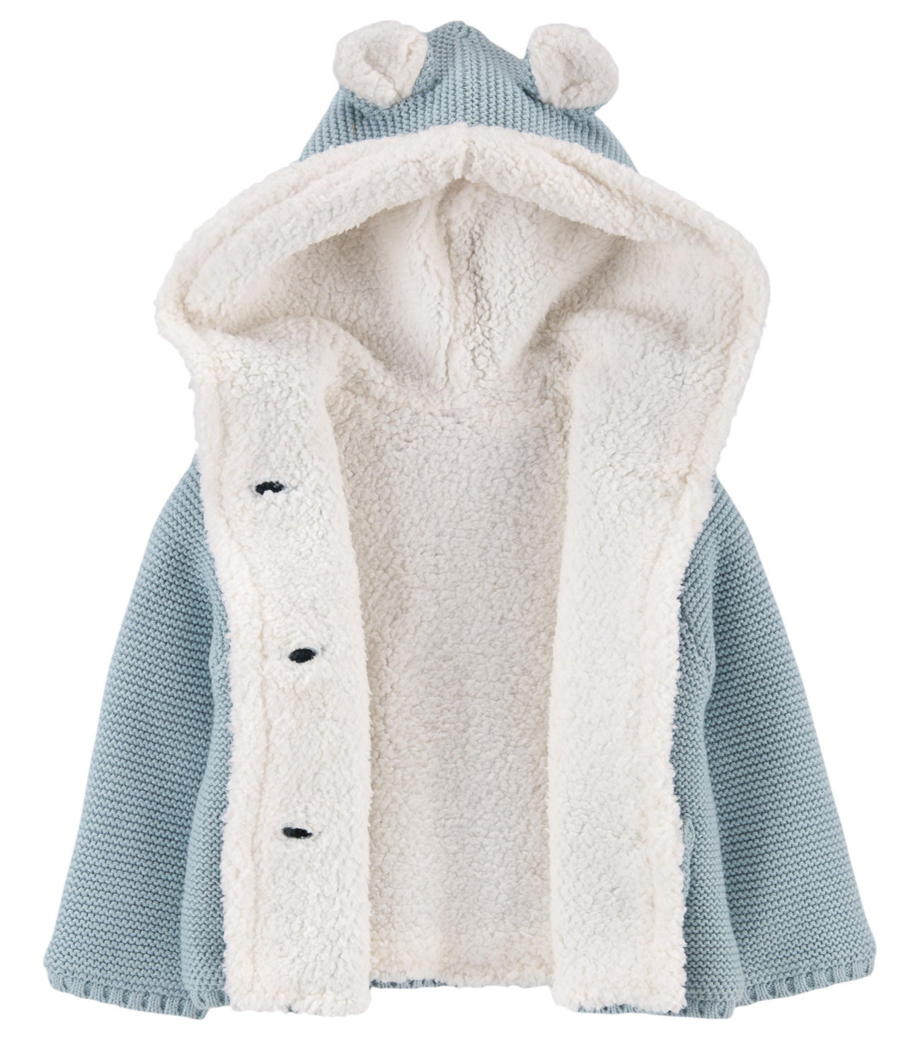 Carters Boys 0-24 Months Sherpa-Lined Cardigan Jacket