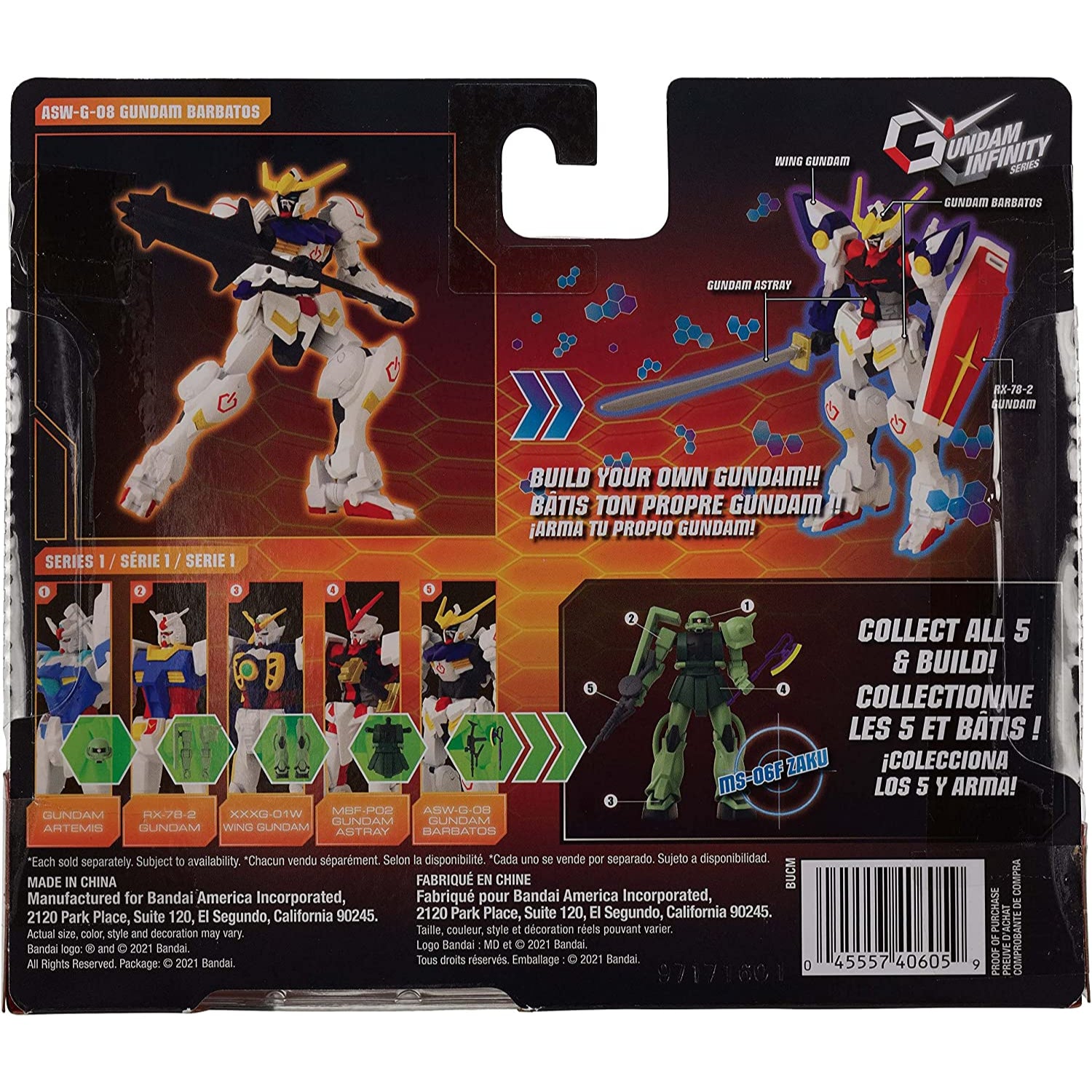 Bandai America - Gundam Infinity 4.5 Action Figure