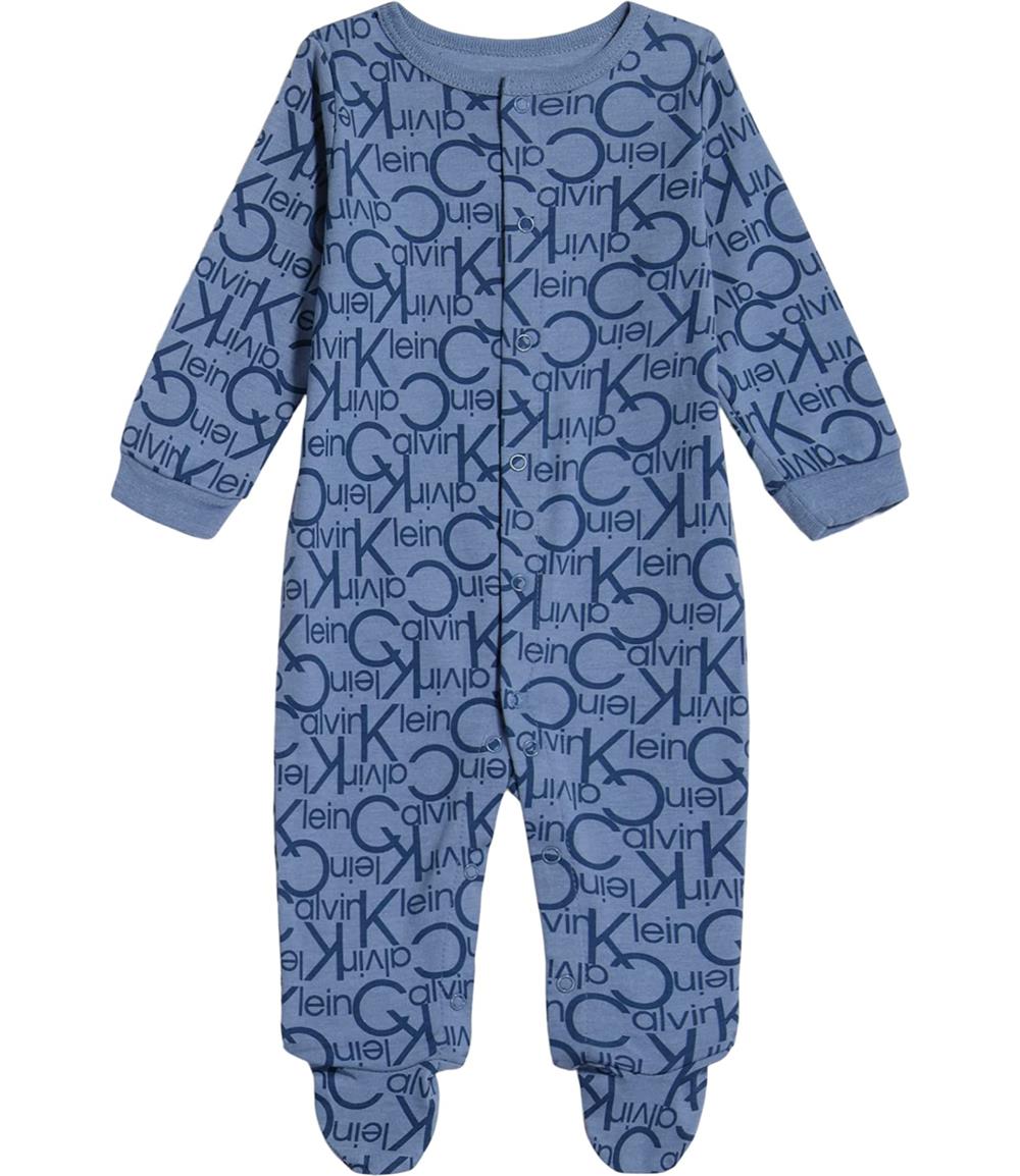 Calvin Klein Boys 0-9 Months CK Logo Sleep and Play