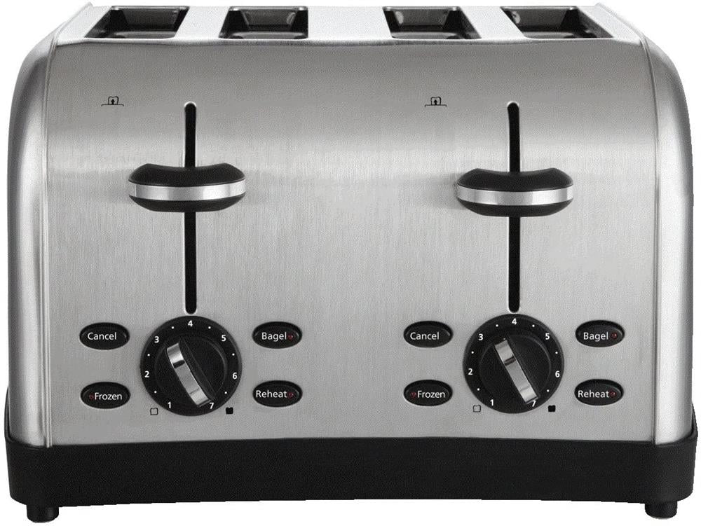 Oster 4 Slice Toaster, Brushed Metal