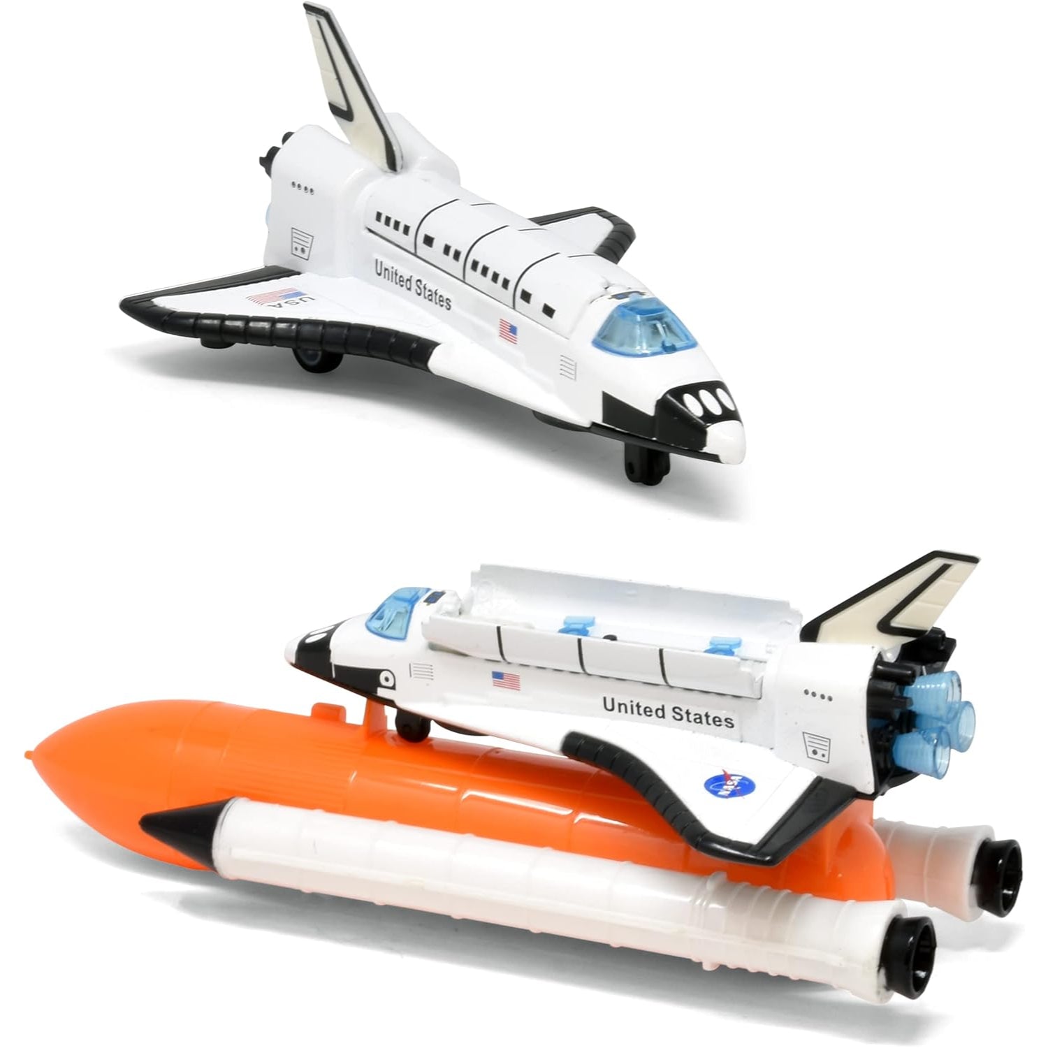 NASA Space Shuttle Toy with Lights and Sound Diecast Spaceship