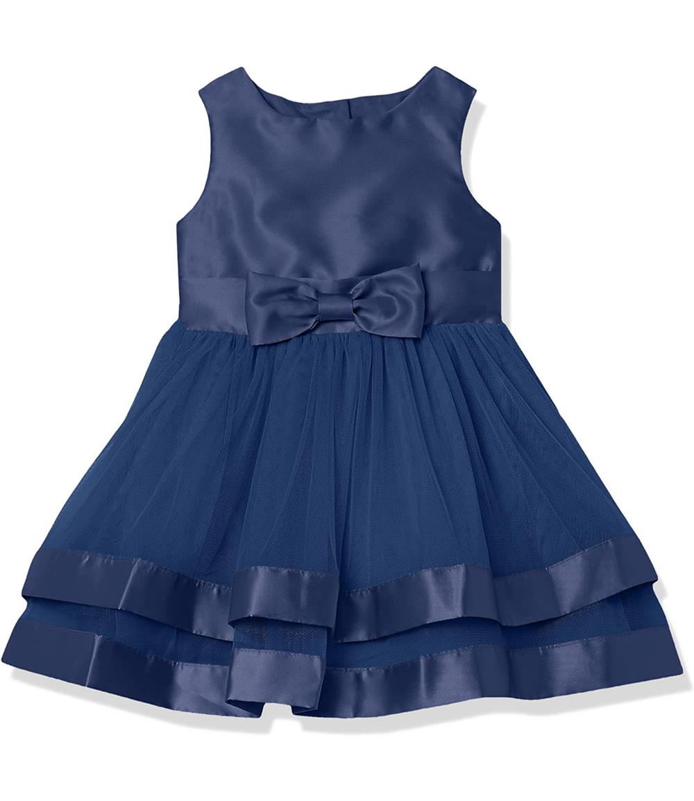 Speechless Girls 7-16 Satin Bow Tier Dress