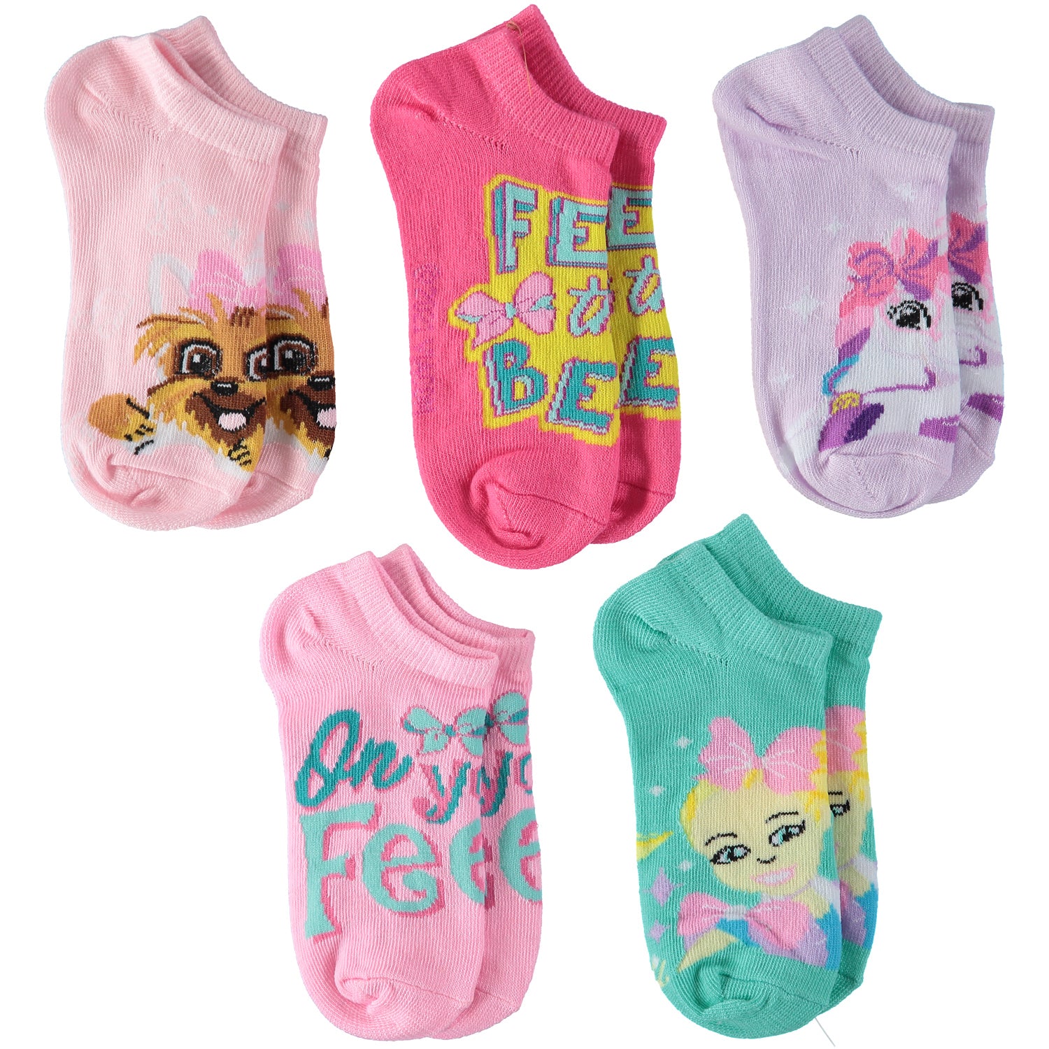 Disney Girls 4-6X 5-Pack Socks