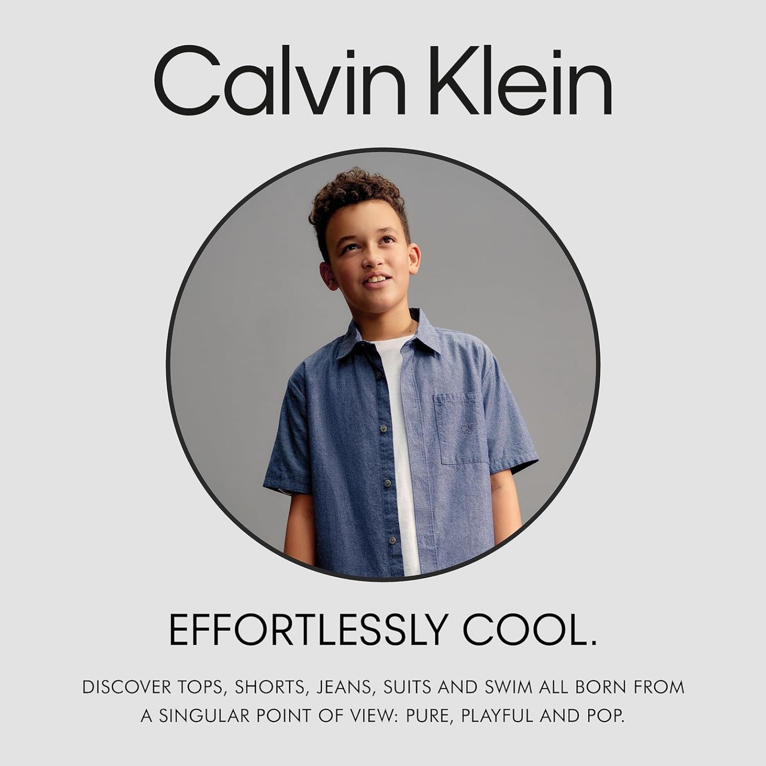 Calvin Klein Boys 8-20 Short Sleeve Pique Graphic Polo