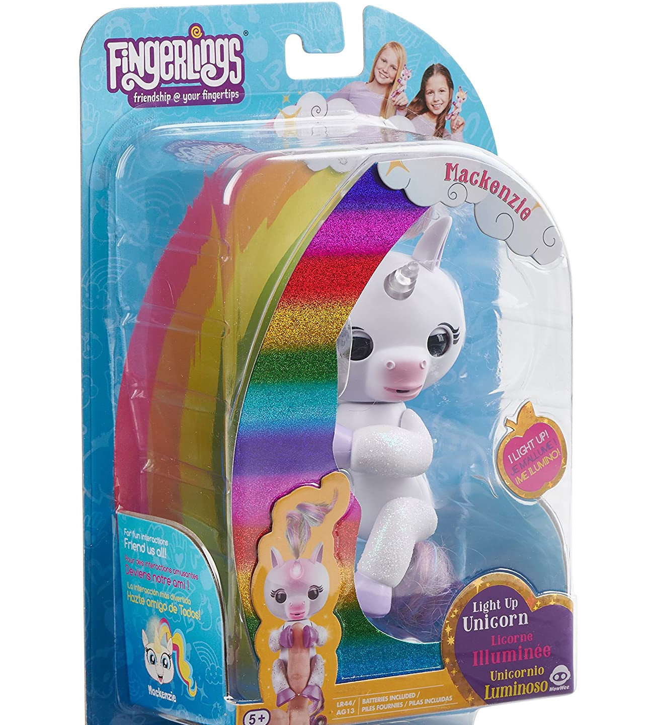 Fingerlings Light Up Unicorn - Mackenzie