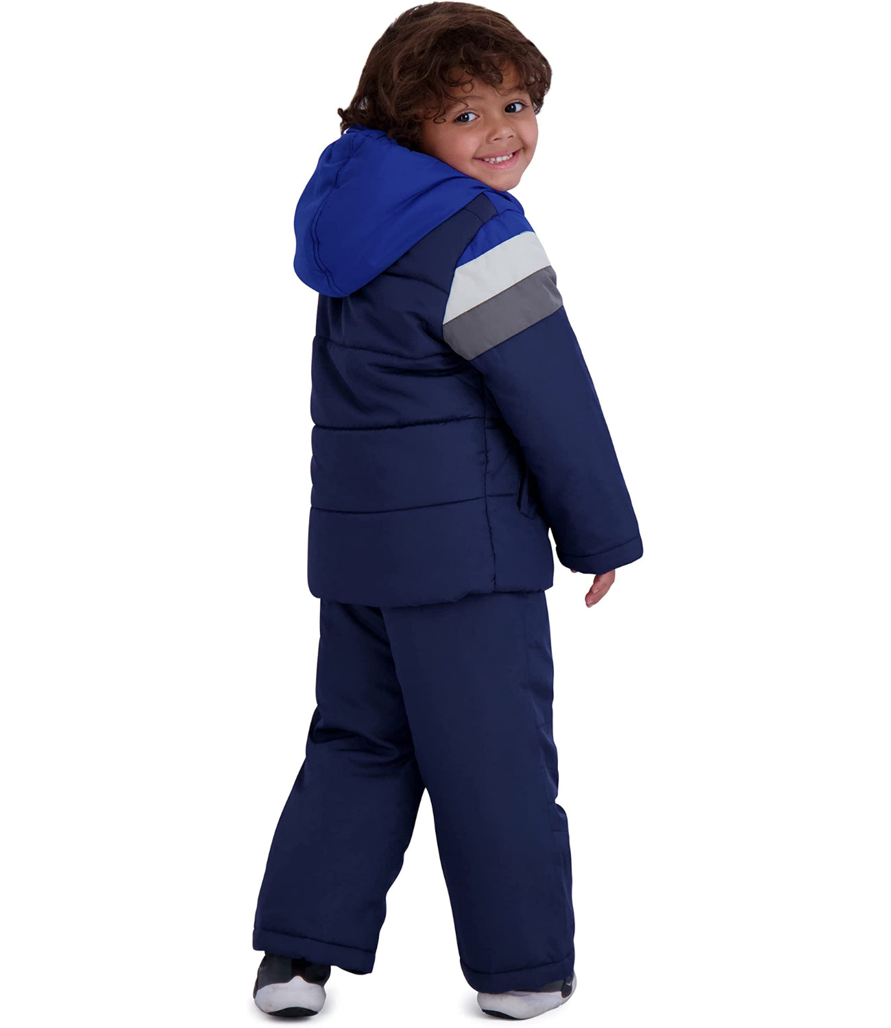 Rothschild Boys 2T-4T Colorblock 2-Piece Snowsuit with Matching Hat