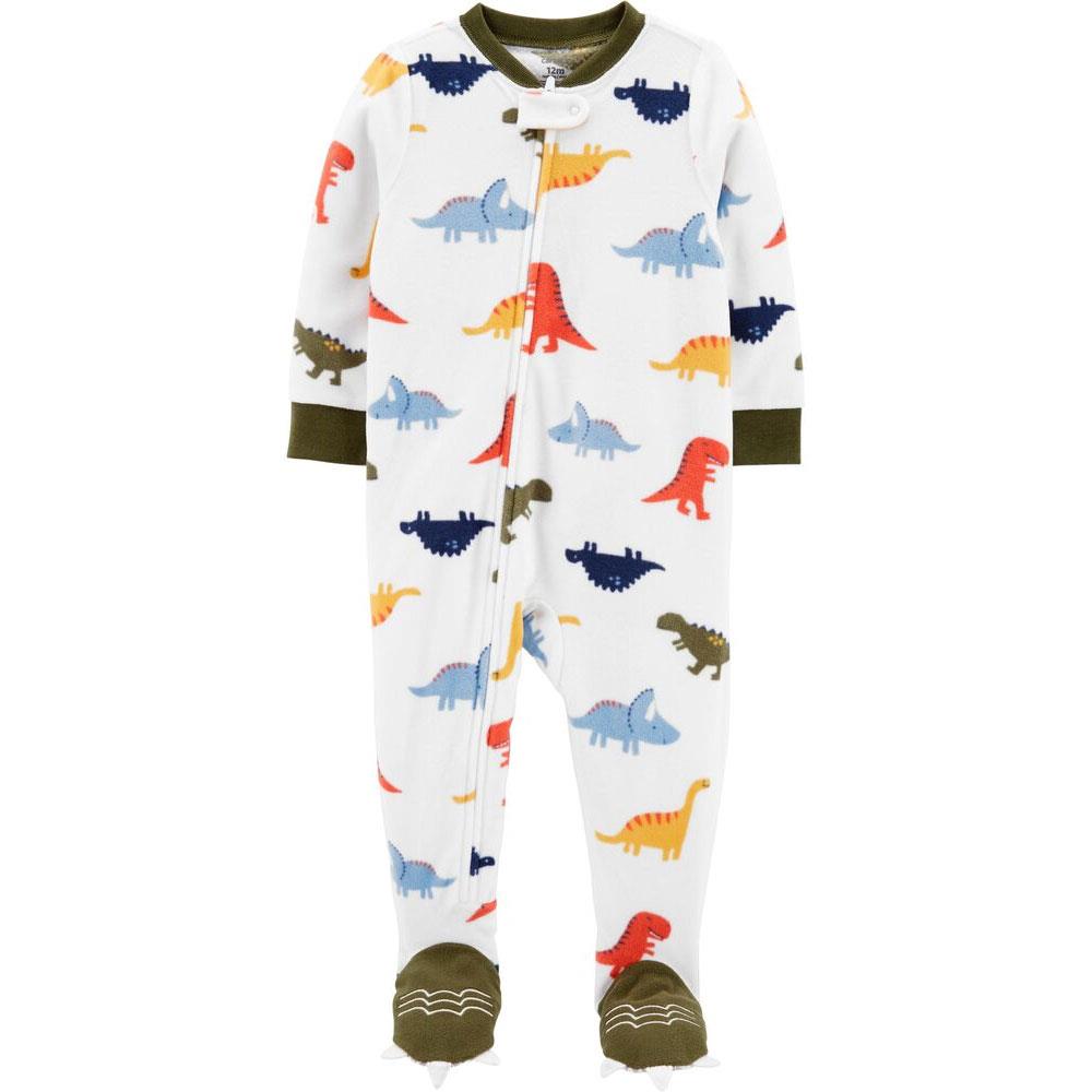 Carters Boys 2T-4T Dinosaur Microfleece Sleep and Play