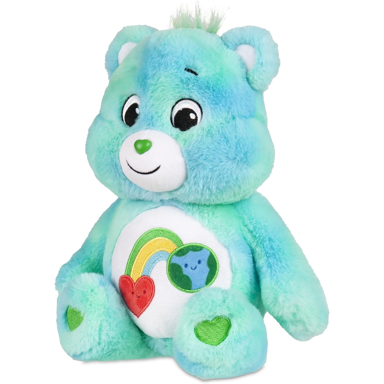 Basic Fun Care Bears 14'' Medium Plush, Turquoise Stuffed Animal