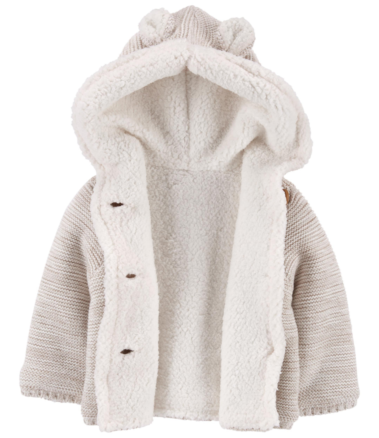 Carters Boys 0-24 Months Sherpa-Lined Cardigan Jacket