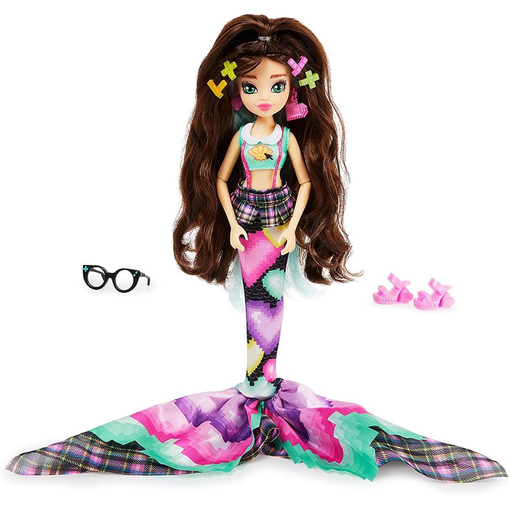 Spin Master MERMAID HIGH, Spring Break Raynea Mermaid Doll & Accessories with Removable Tail