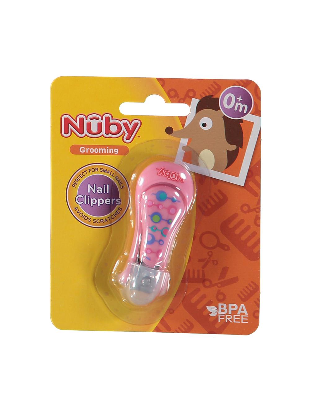 Nuby Baby Care Nail Clippers, Colors May Vary