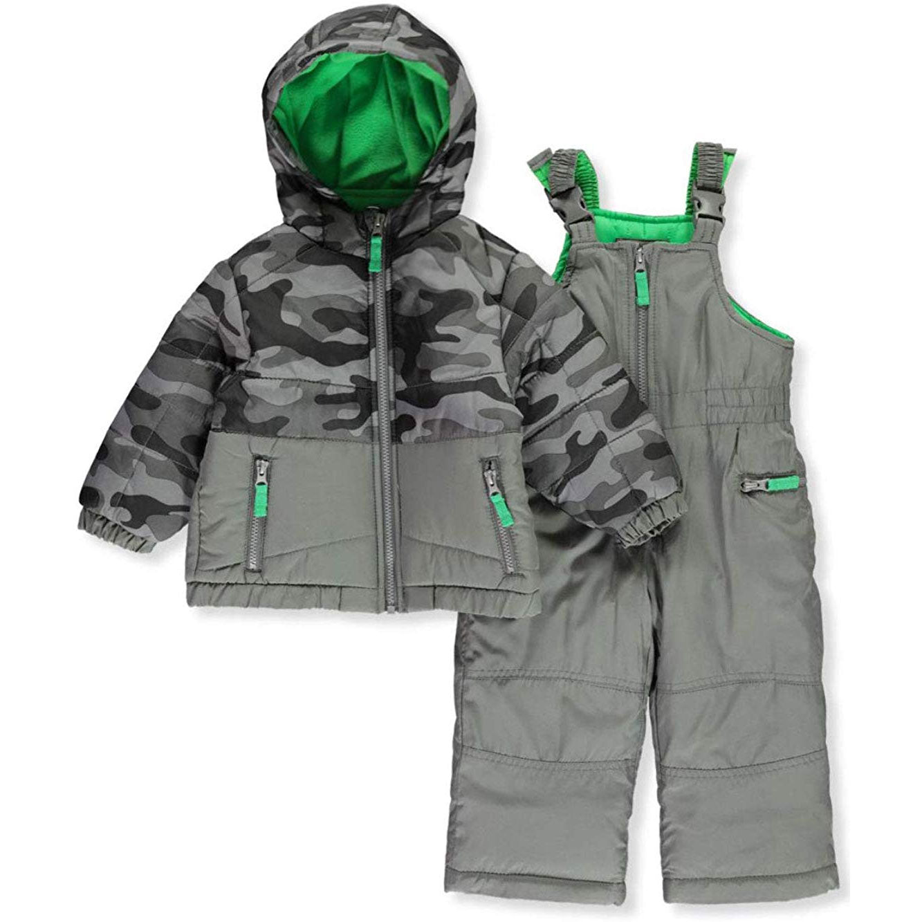 Carters Boys Print Colorblock Snowsuit