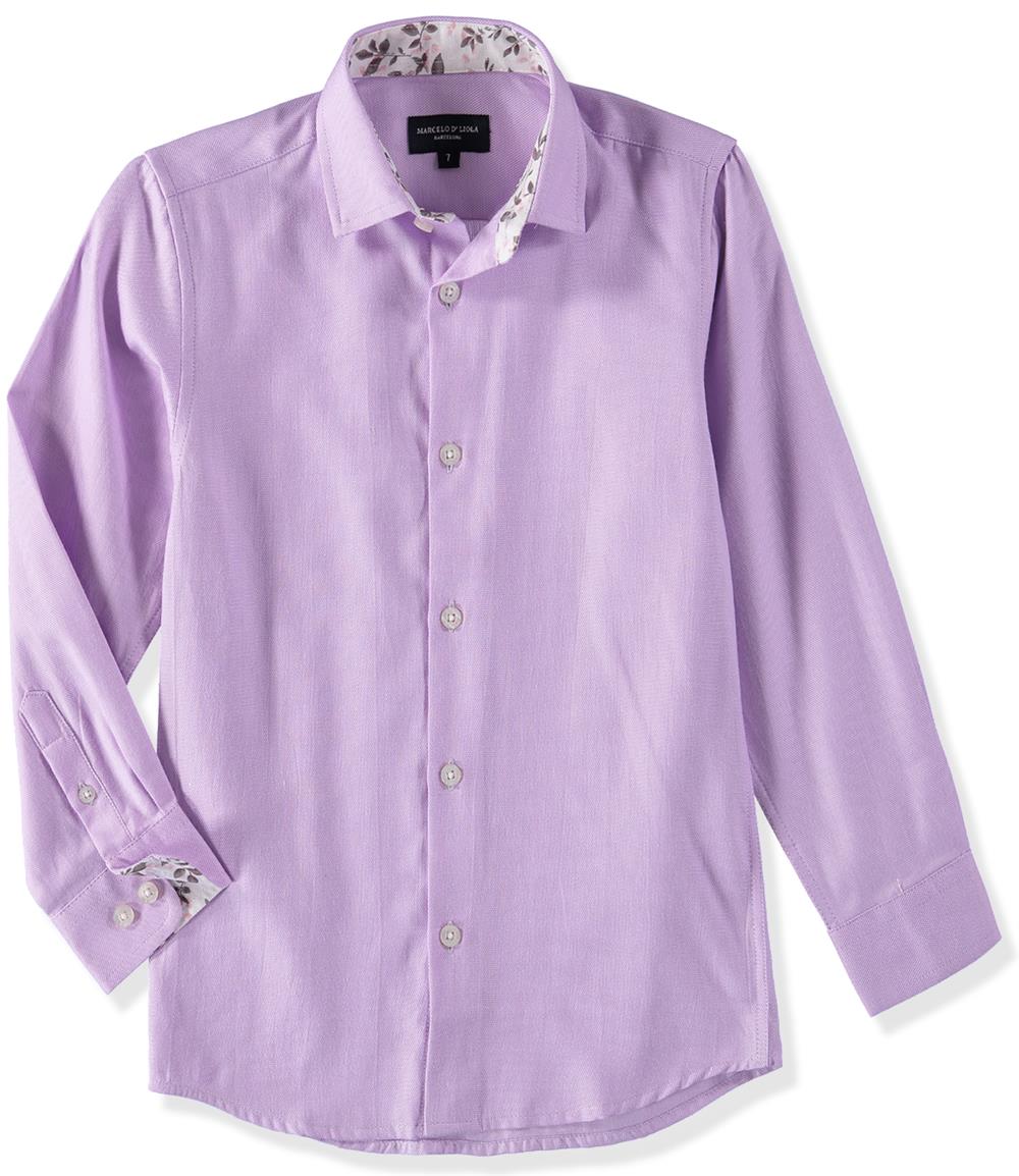 Leo & Zachary Boys 2-7 Piquet Dress Shirt