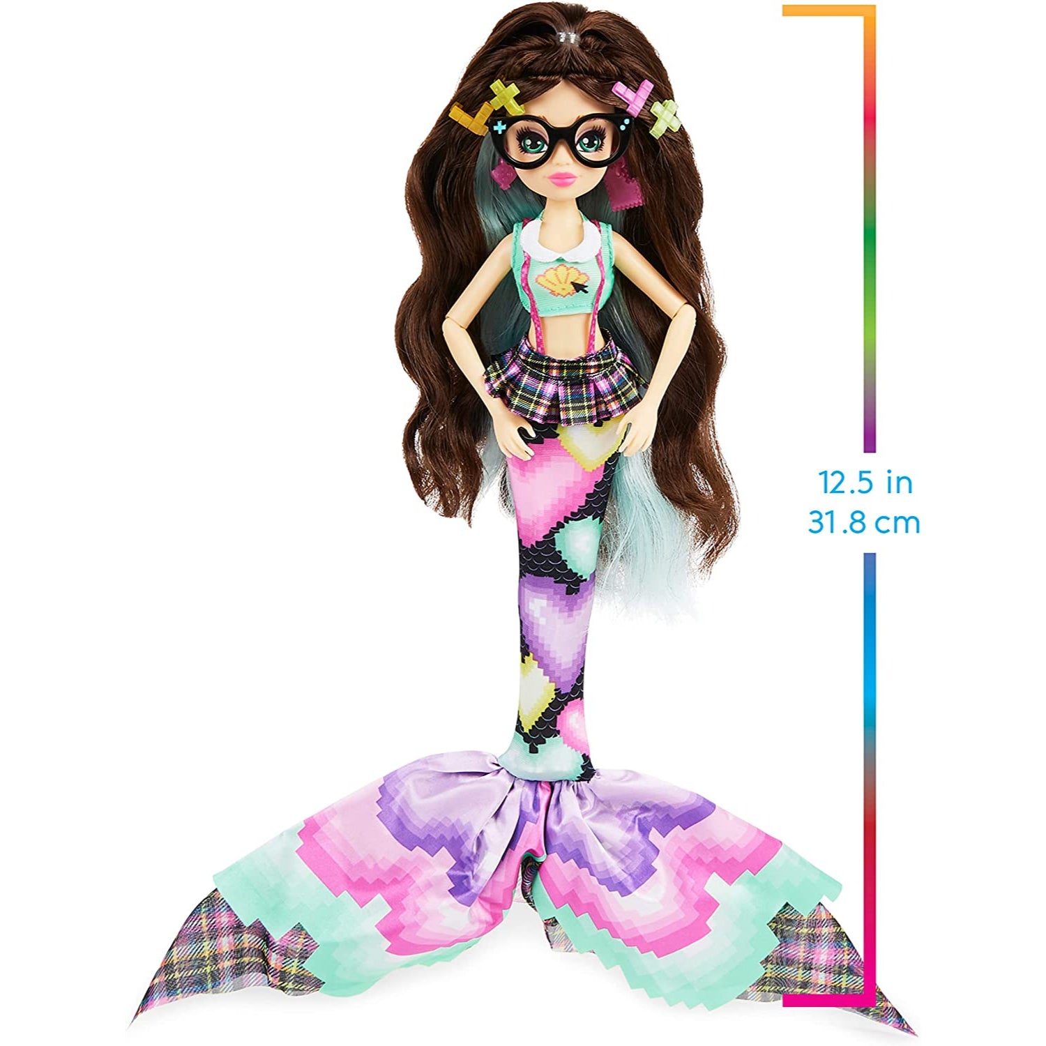 Spin Master MERMAID HIGH, Spring Break Raynea Mermaid Doll & Accessories with Removable Tail