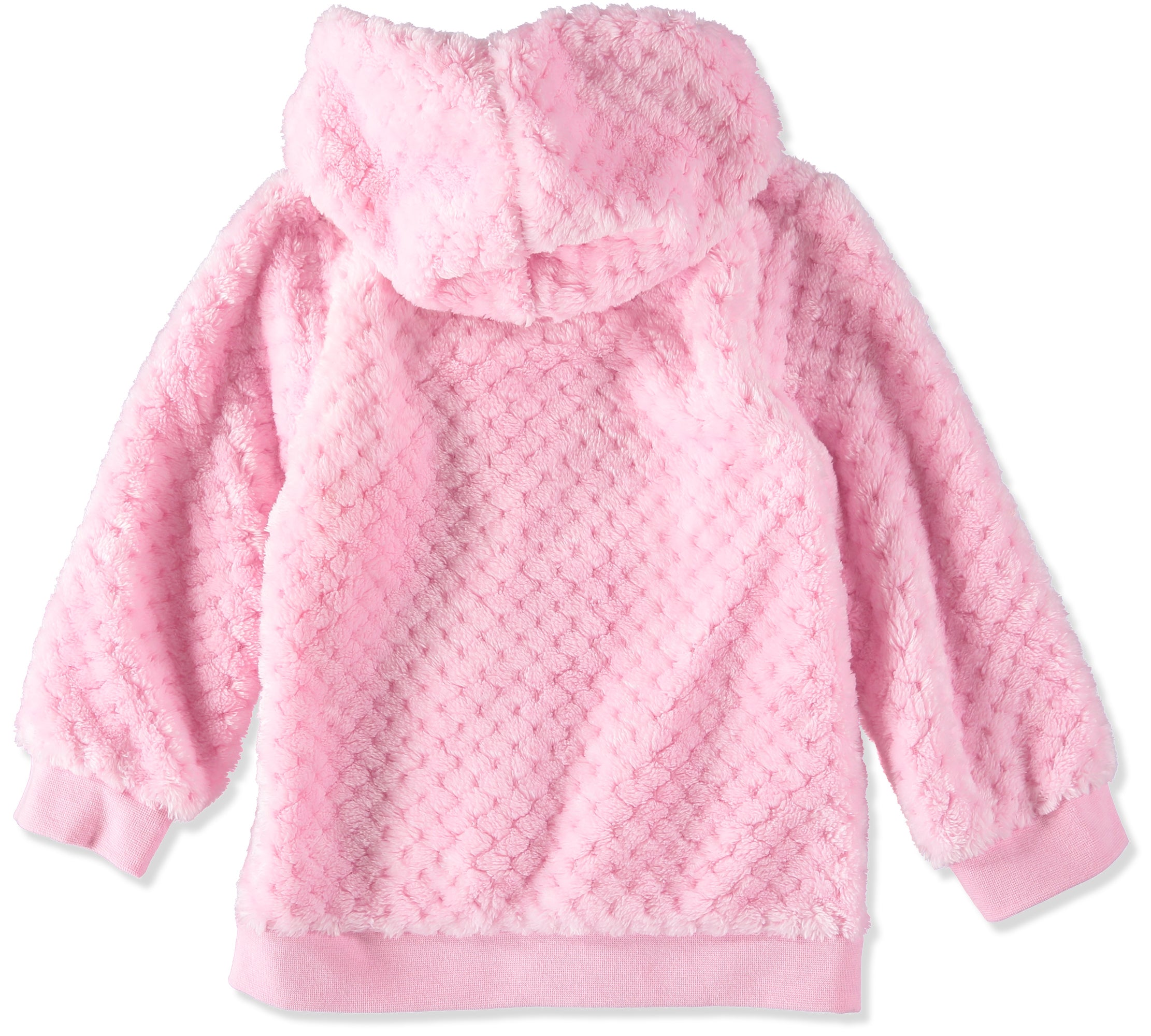 Baby Dove Diamond Quilt Plush Zip Jacket