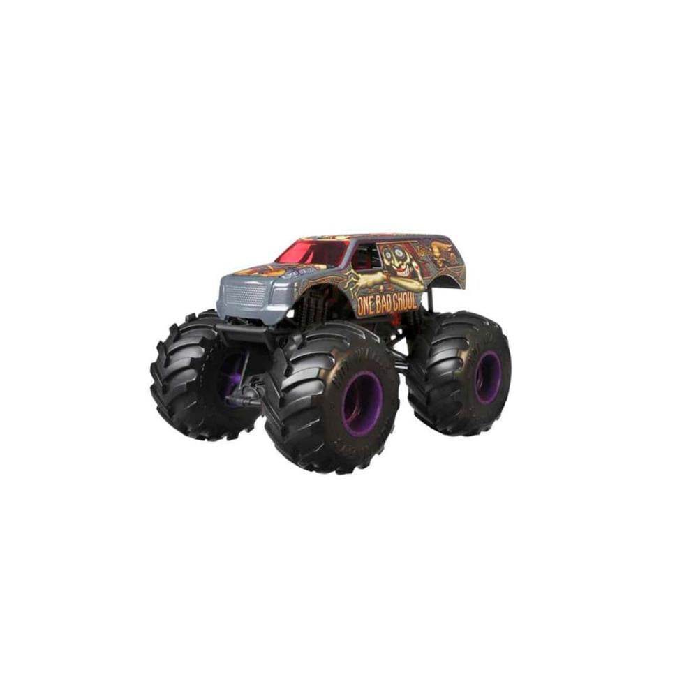 Mattel Hot Wheels Monster Trucks, Oversized Monster Truck, 1:24 Scale Die-Cast Toy Truck